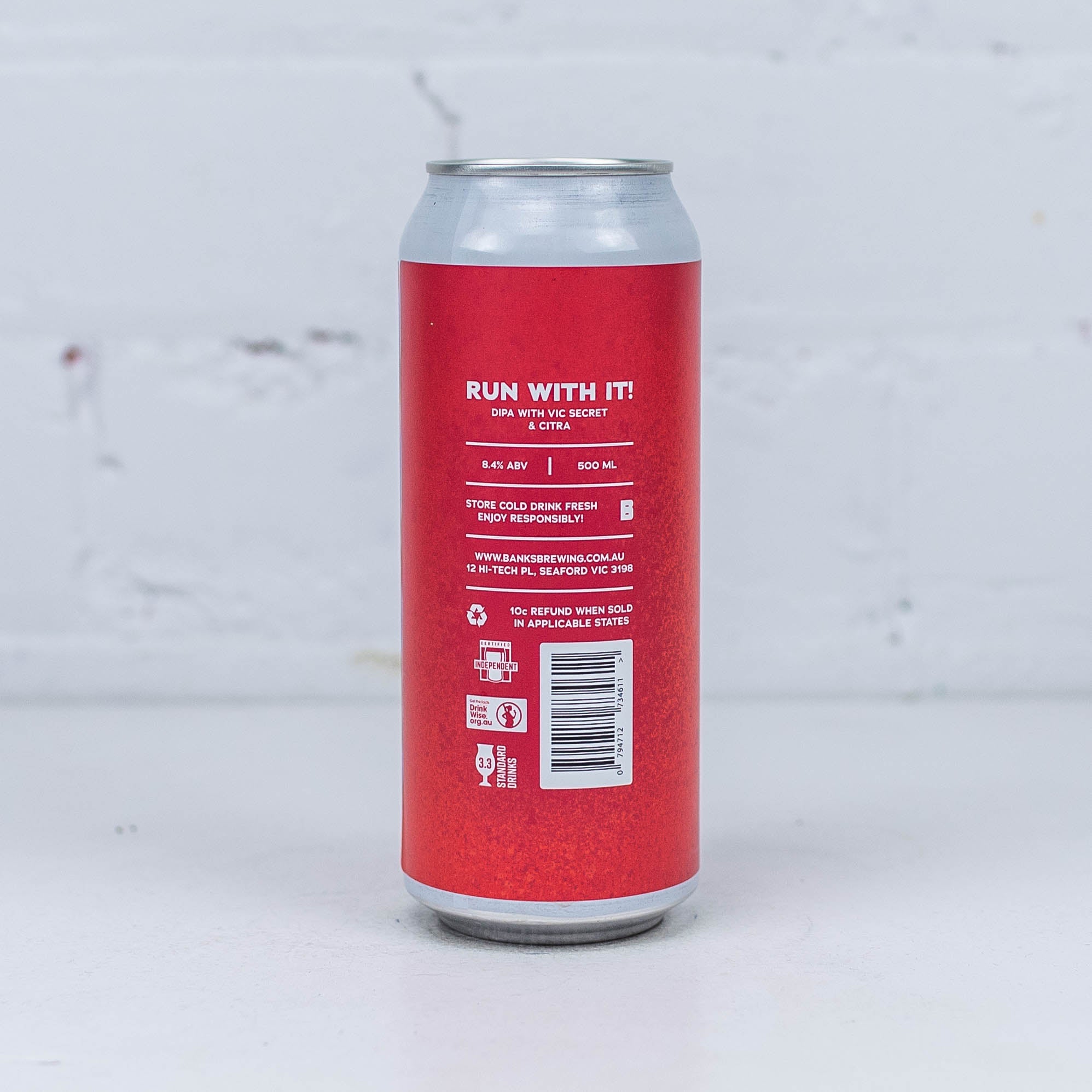 Banks - Run With It DIPA 500ml