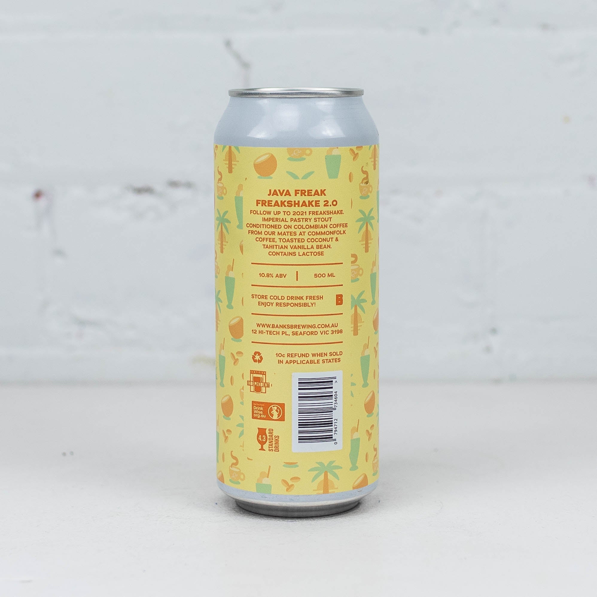 Banks - Java Freak Freakshake 2.0 Imp Pastry Stout 500ml