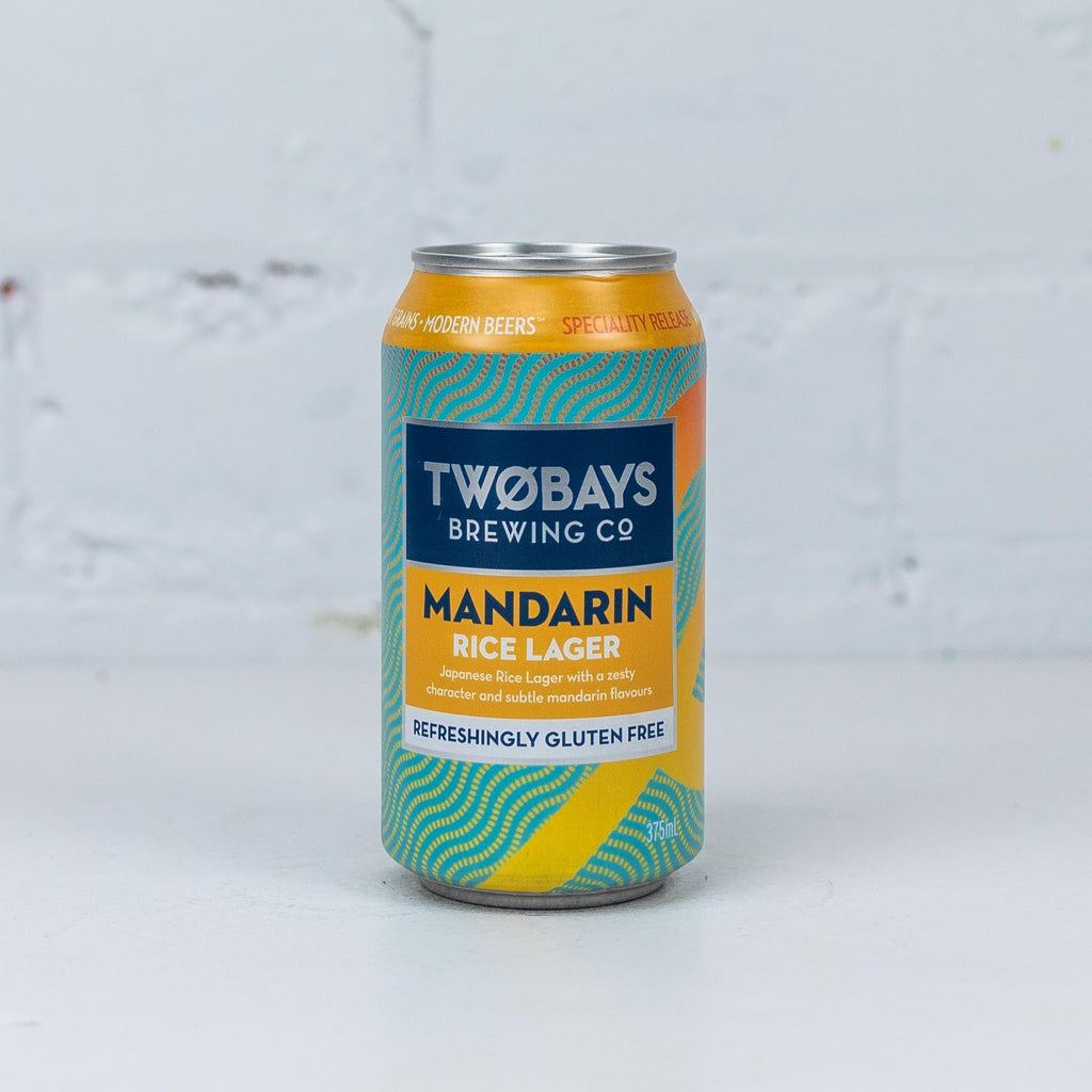 Two Bays - Mandarin Rice Lager Can 375ml
