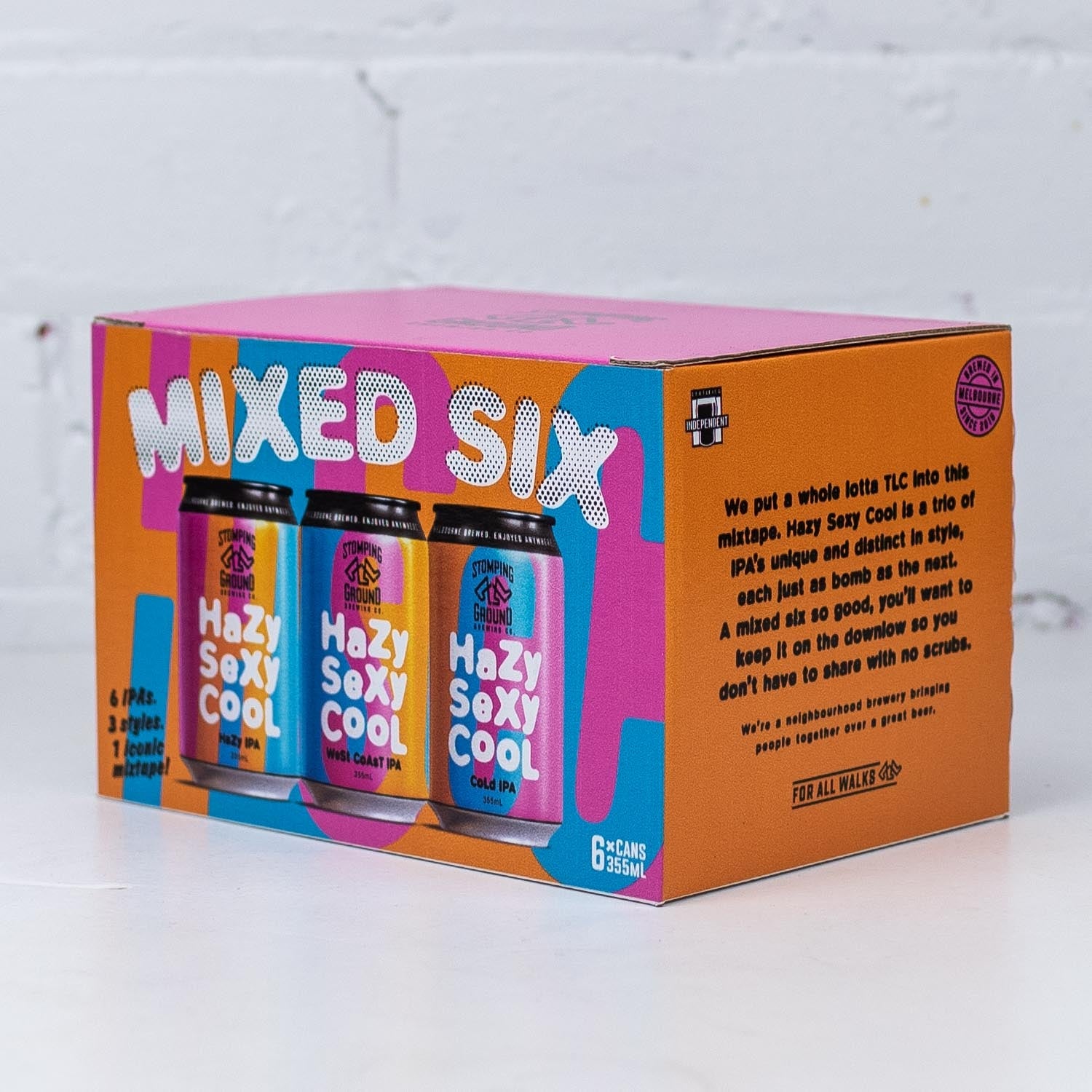 Stomping Ground - Hazy Sexy Cool IPA Mixed 6 Pack