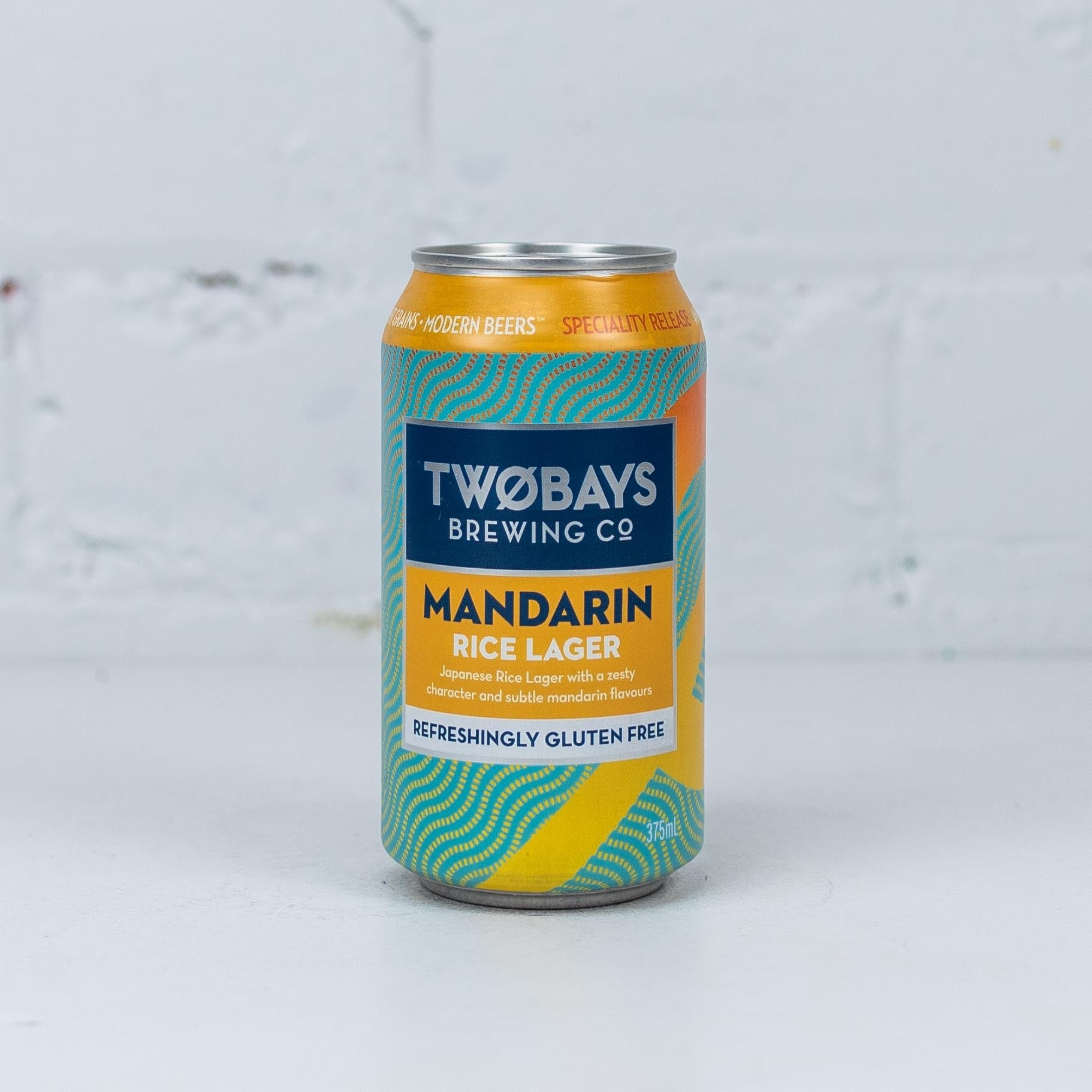 Two Bays - Mandarin Rice Lager Can 375ml