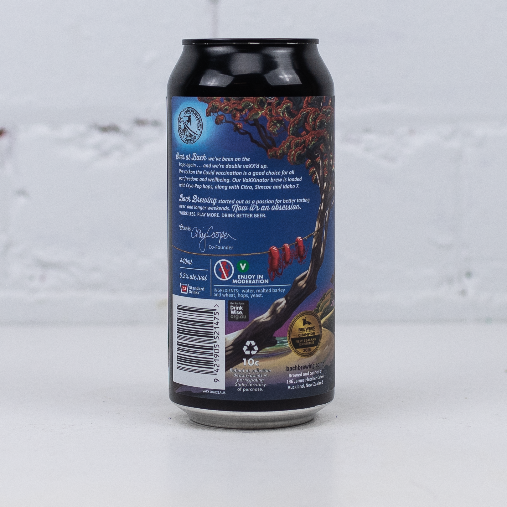 Bach - VaXXinator Cryo Pop Hazy IPA