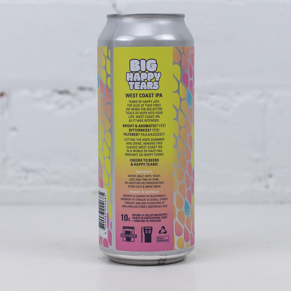 Blackman's - Big Happy Tears West Coast IPA