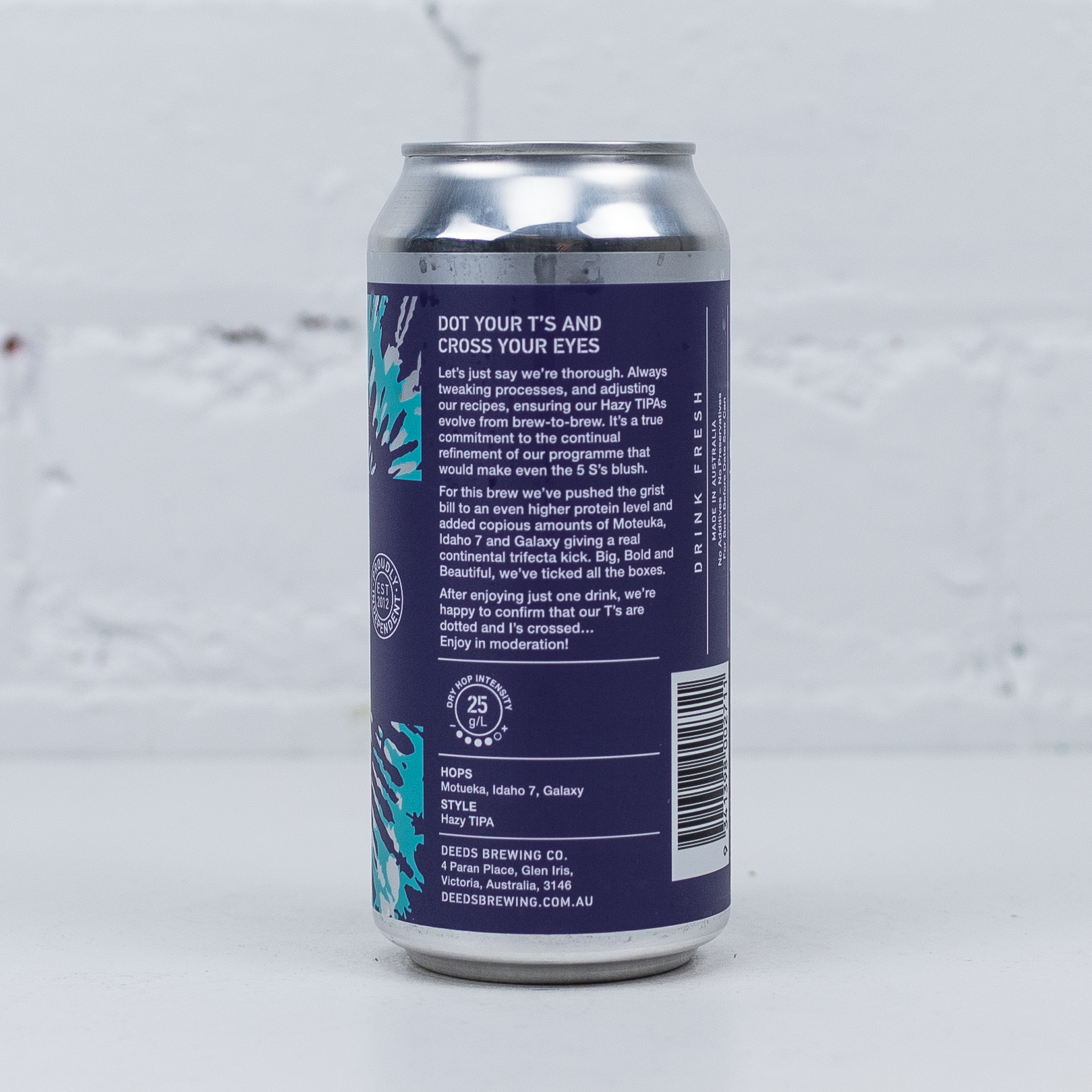 Deeds - Dot Your Ts & Cross Your Eyes Hazy TIPA