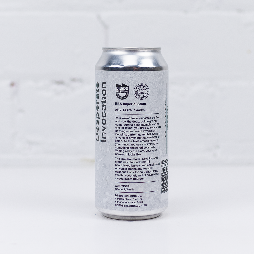 Deeds - Desperate Invocation 2022 BBA Imperial Stout