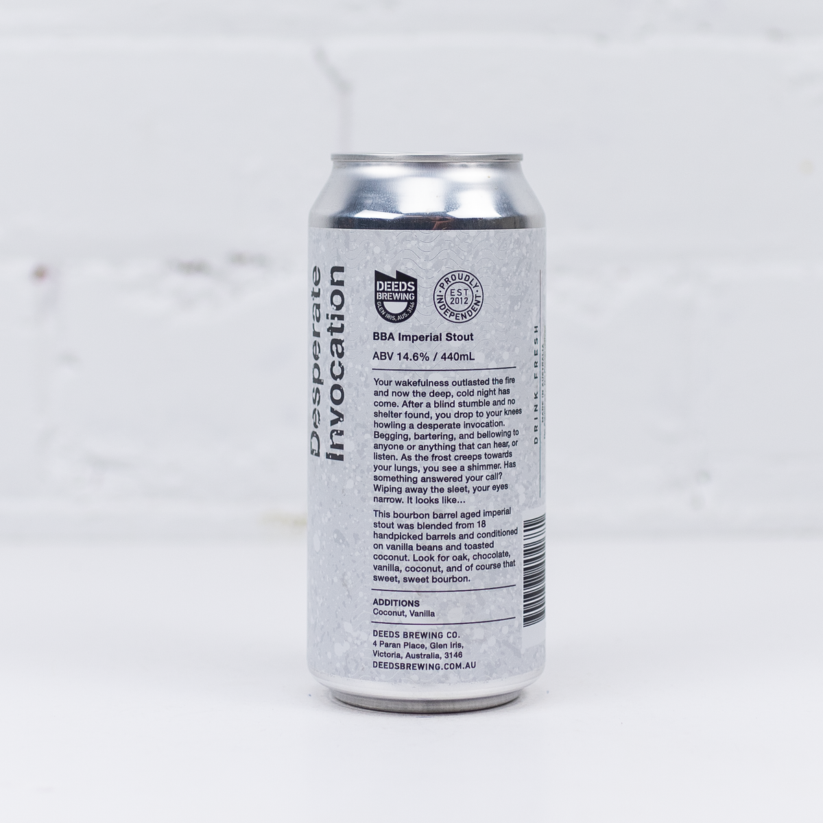 Deeds - Desperate Invocation 2022 BBA Imperial Stout