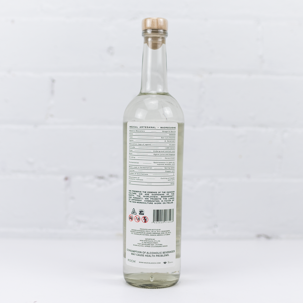Koch Mezcal - Maguey Madrecuishe 46.06% 750ml