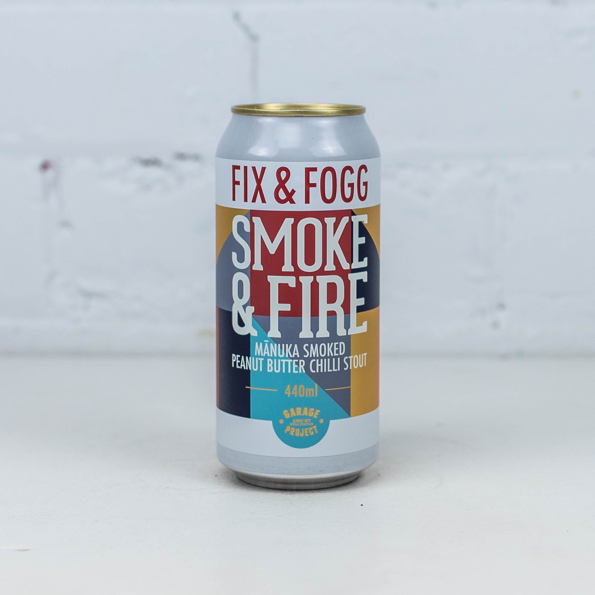 Garage Project - Smoke & Fire Manuka Smoked Peanut Butter Chilli Imp Stout 440ml
