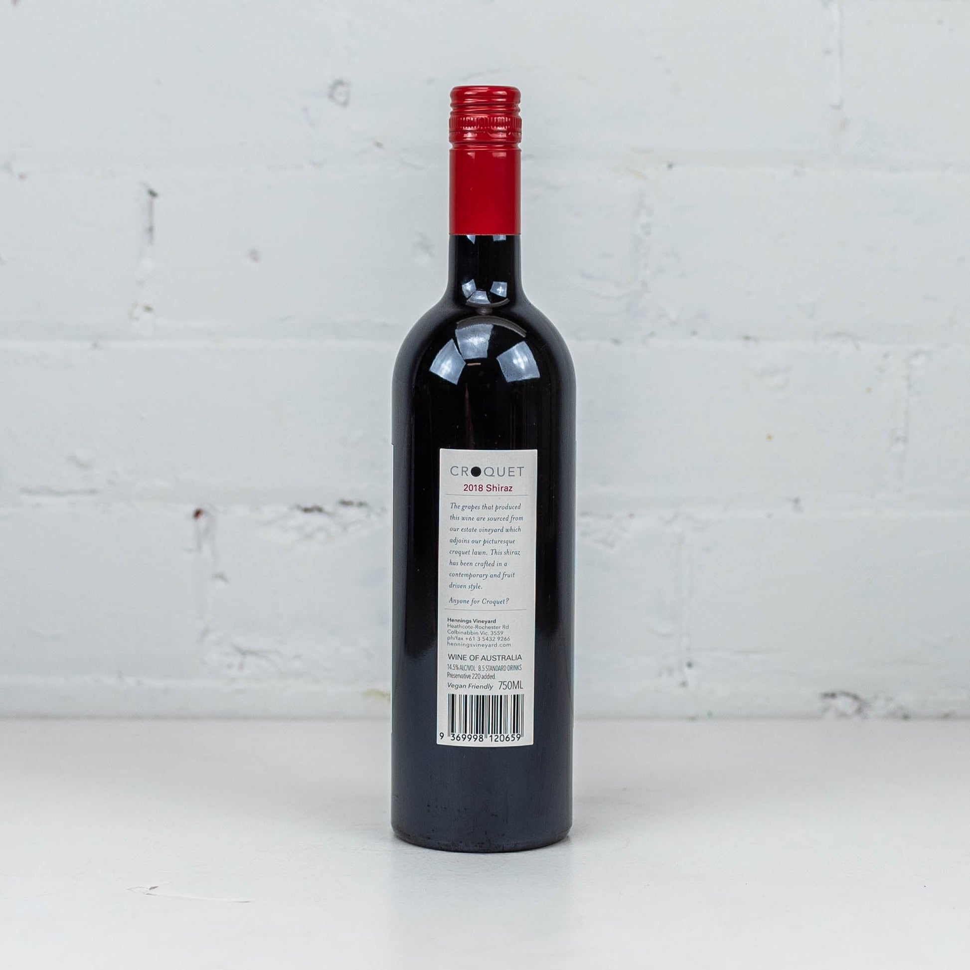 Hennings - Croquet Shiraz 2021 750ml
