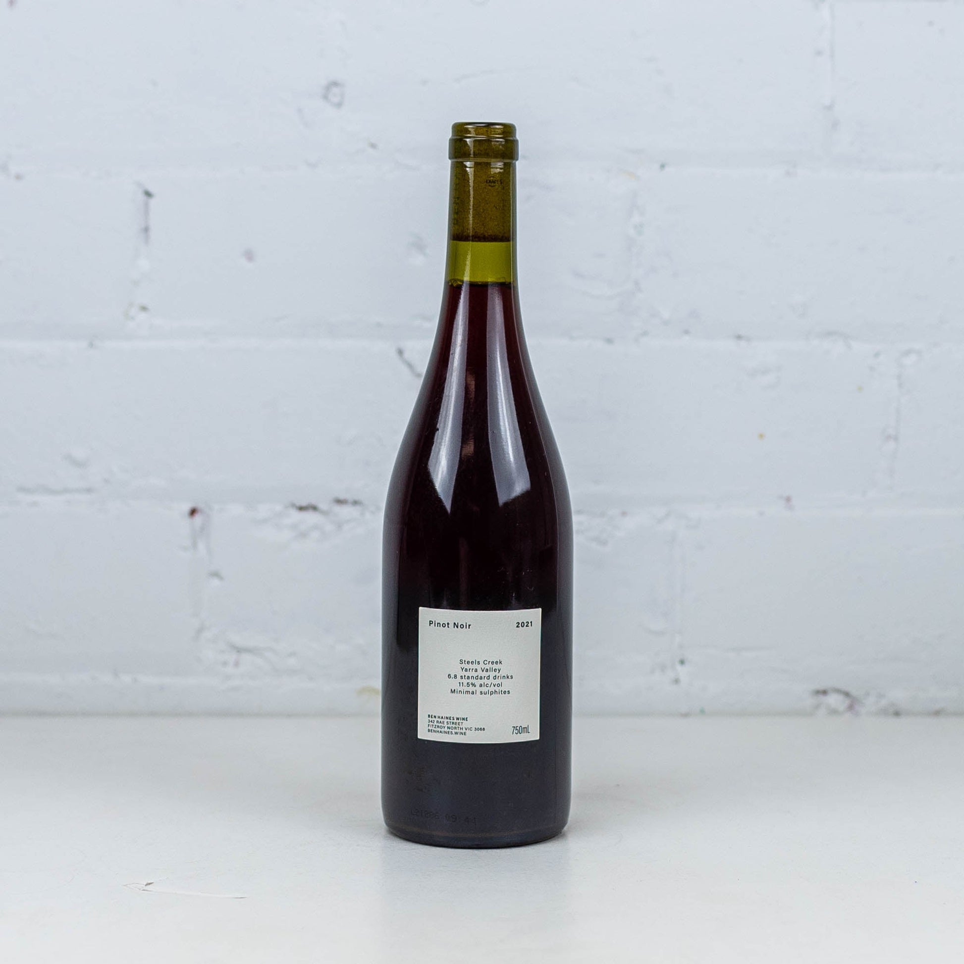 Ben Haines - Steels Creek Pinot Noir 2021 750ml