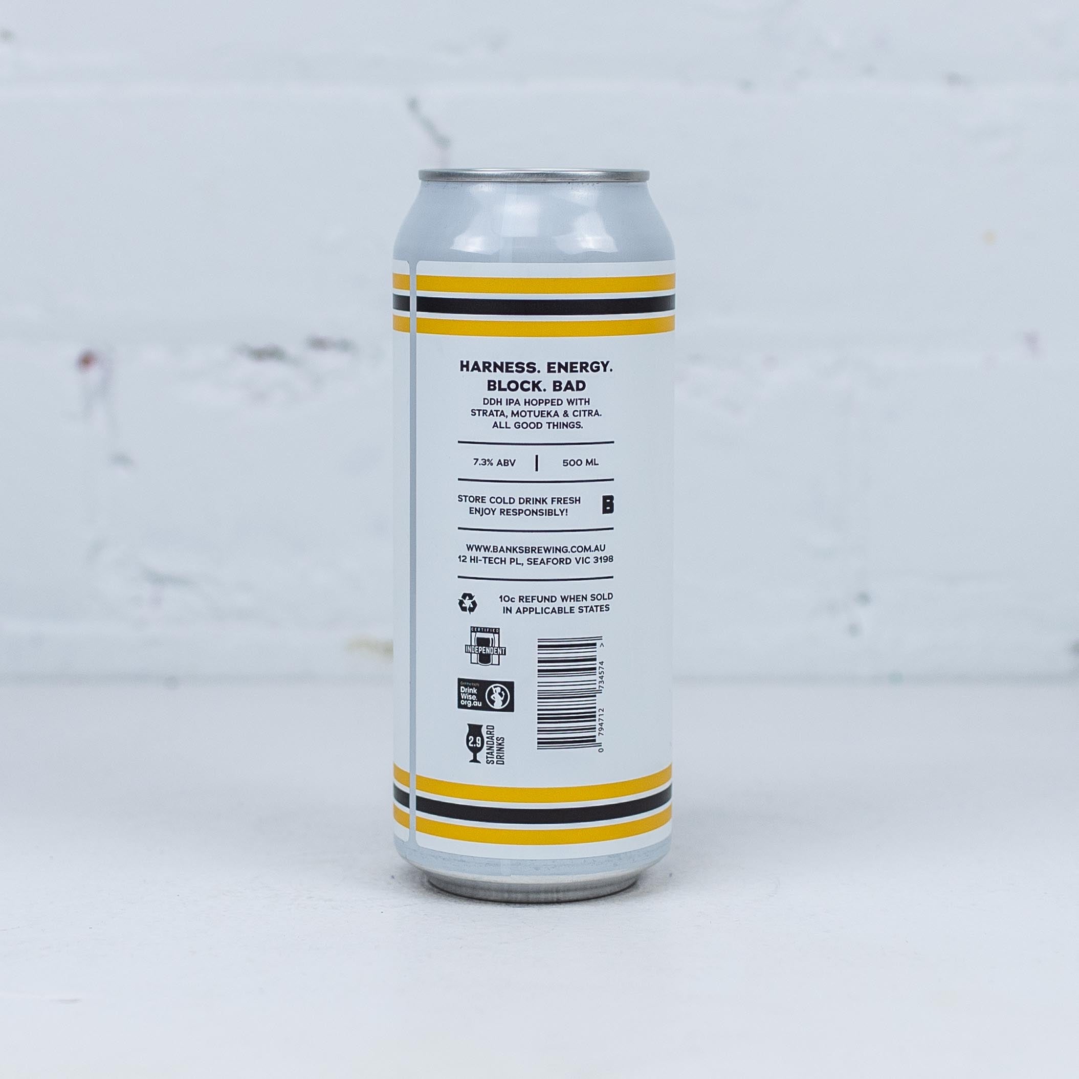 Banks - Harness Energy Block Bad DDH IPA