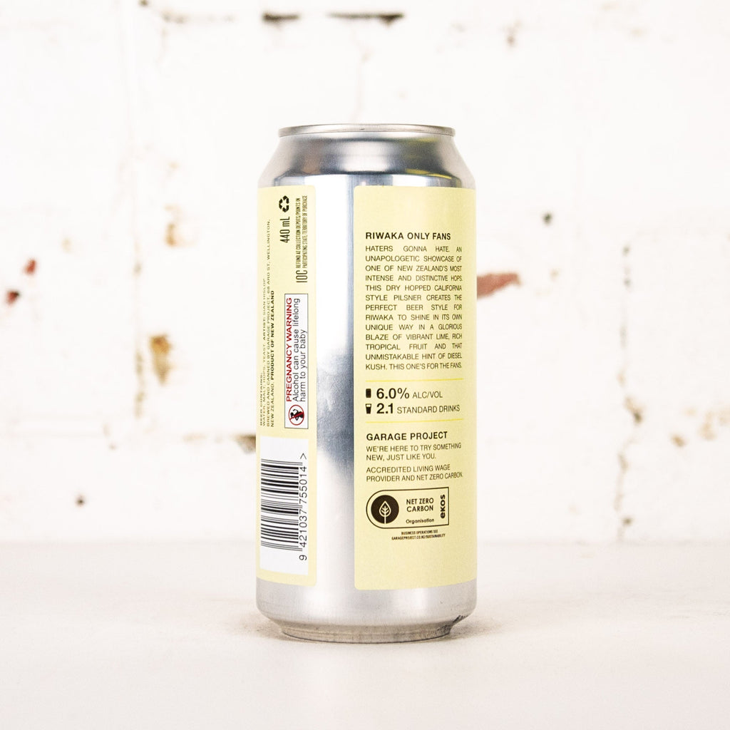 Garage Project - Riwaka Only Fans California Pilsner
