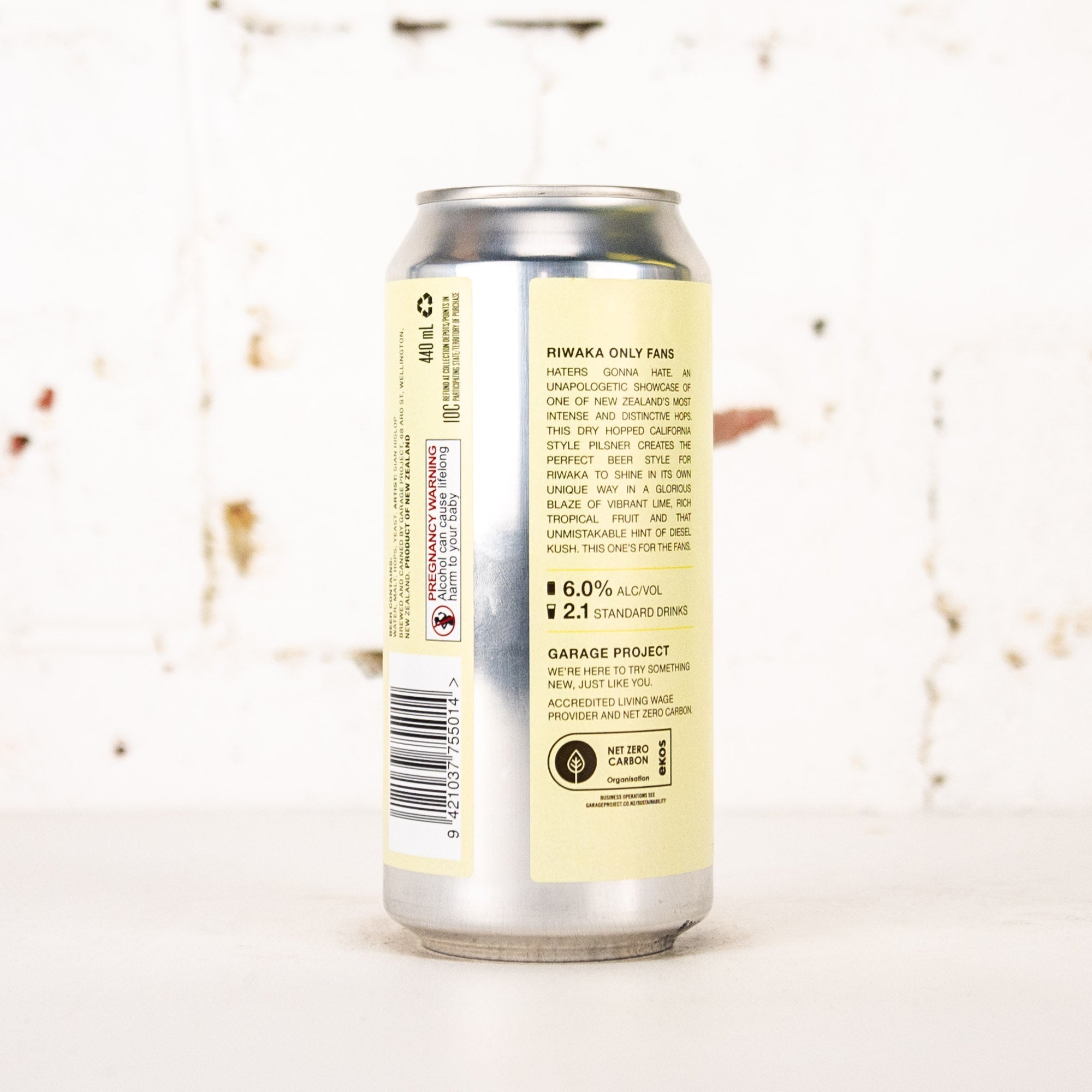 Garage Project - Riwaka Only Fans California Pilsner