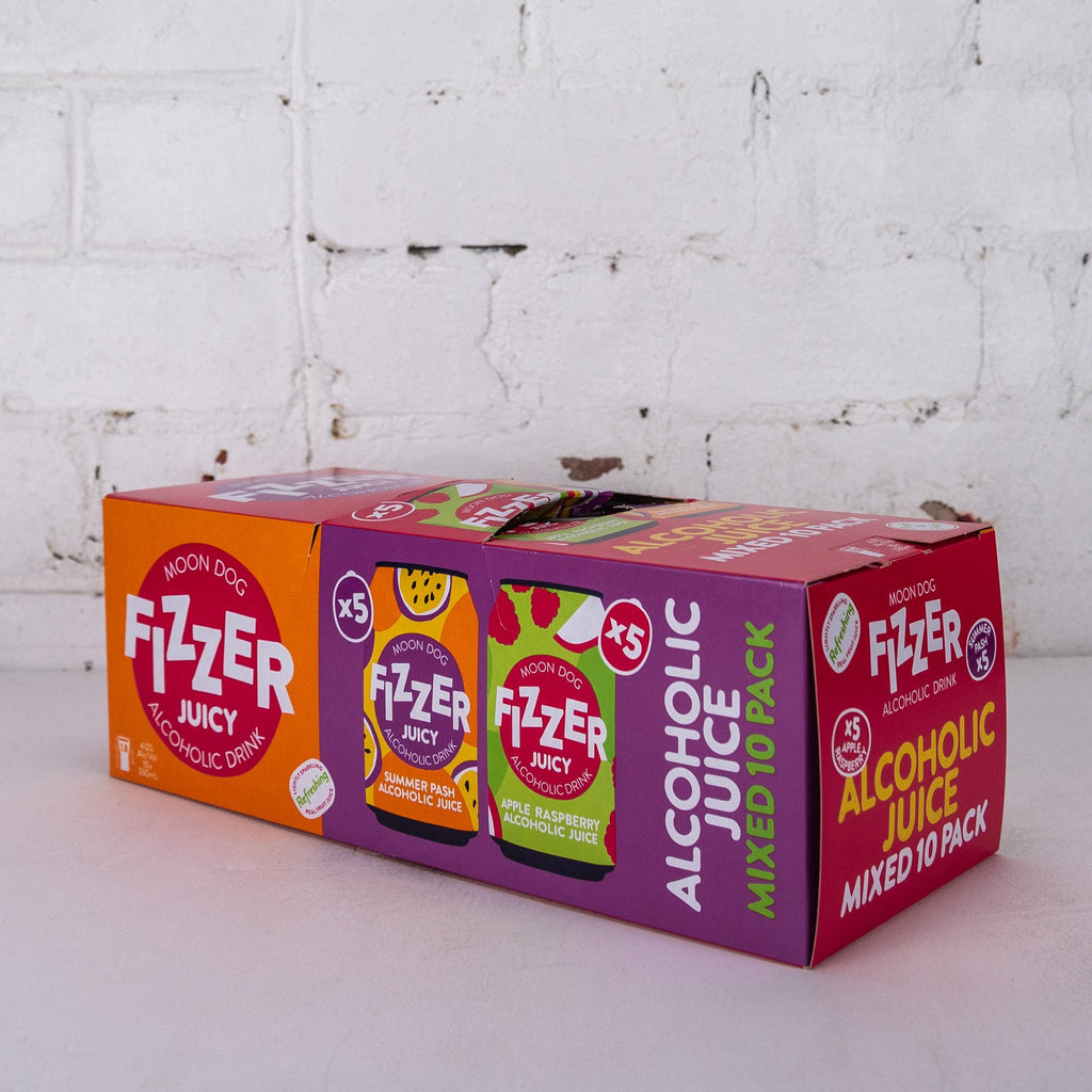 Moon Dog - Fizzer Juicy Mixed 10 Pack
