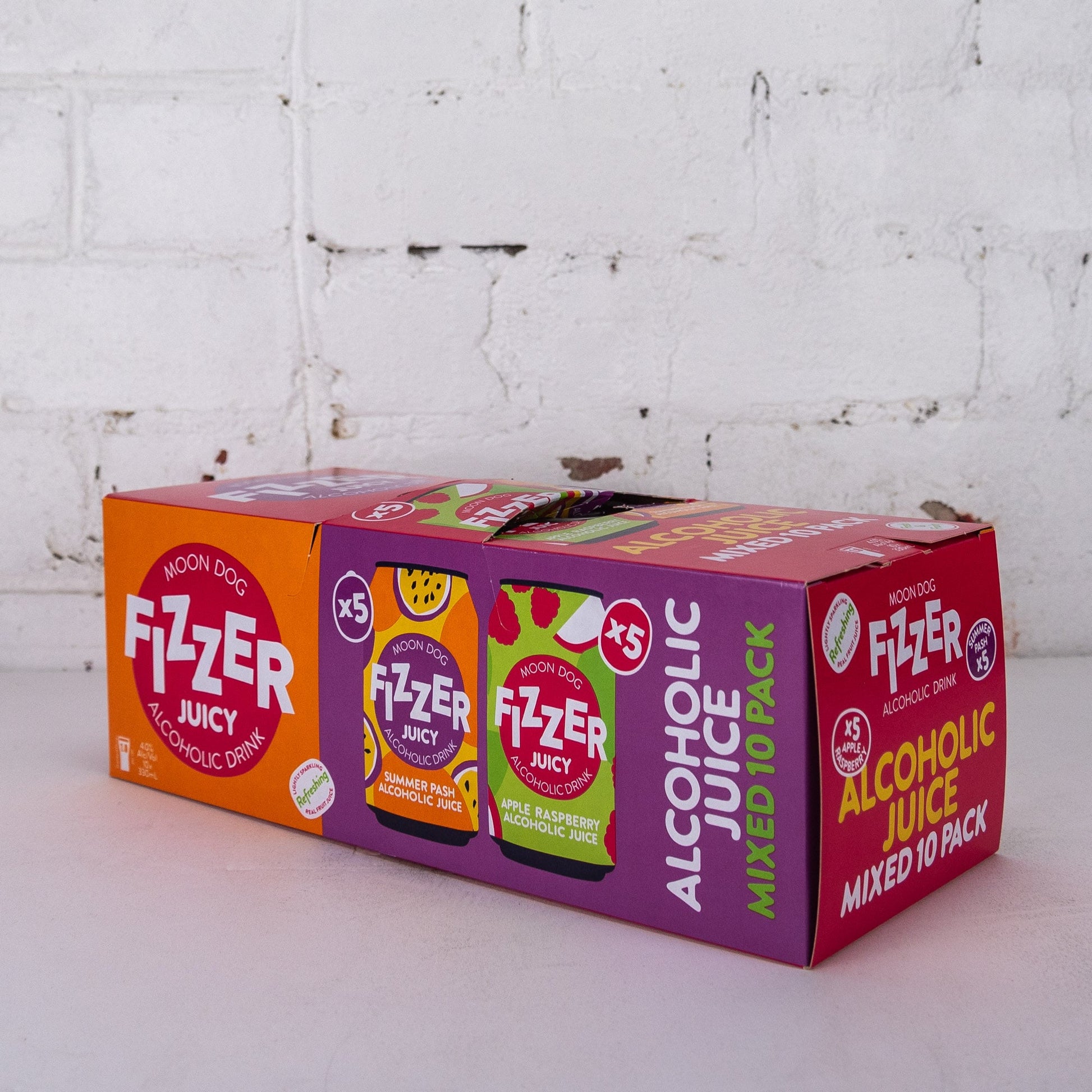 Moon Dog - Fizzer Juicy Mixed 10 Pack