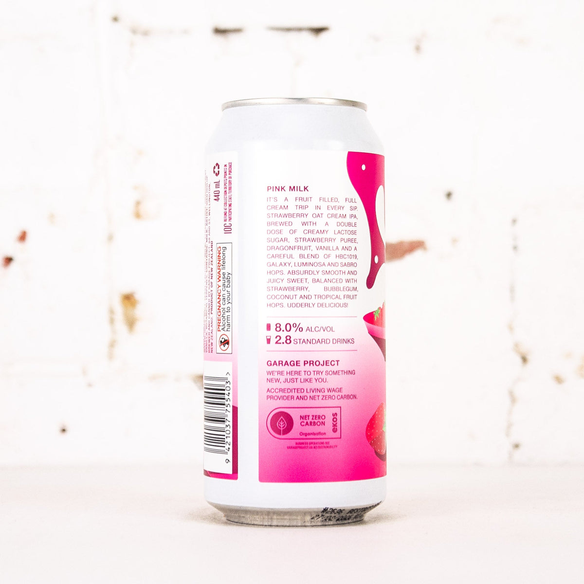 Garage Project - Pink Milk Strawberry Oat Cream IPA