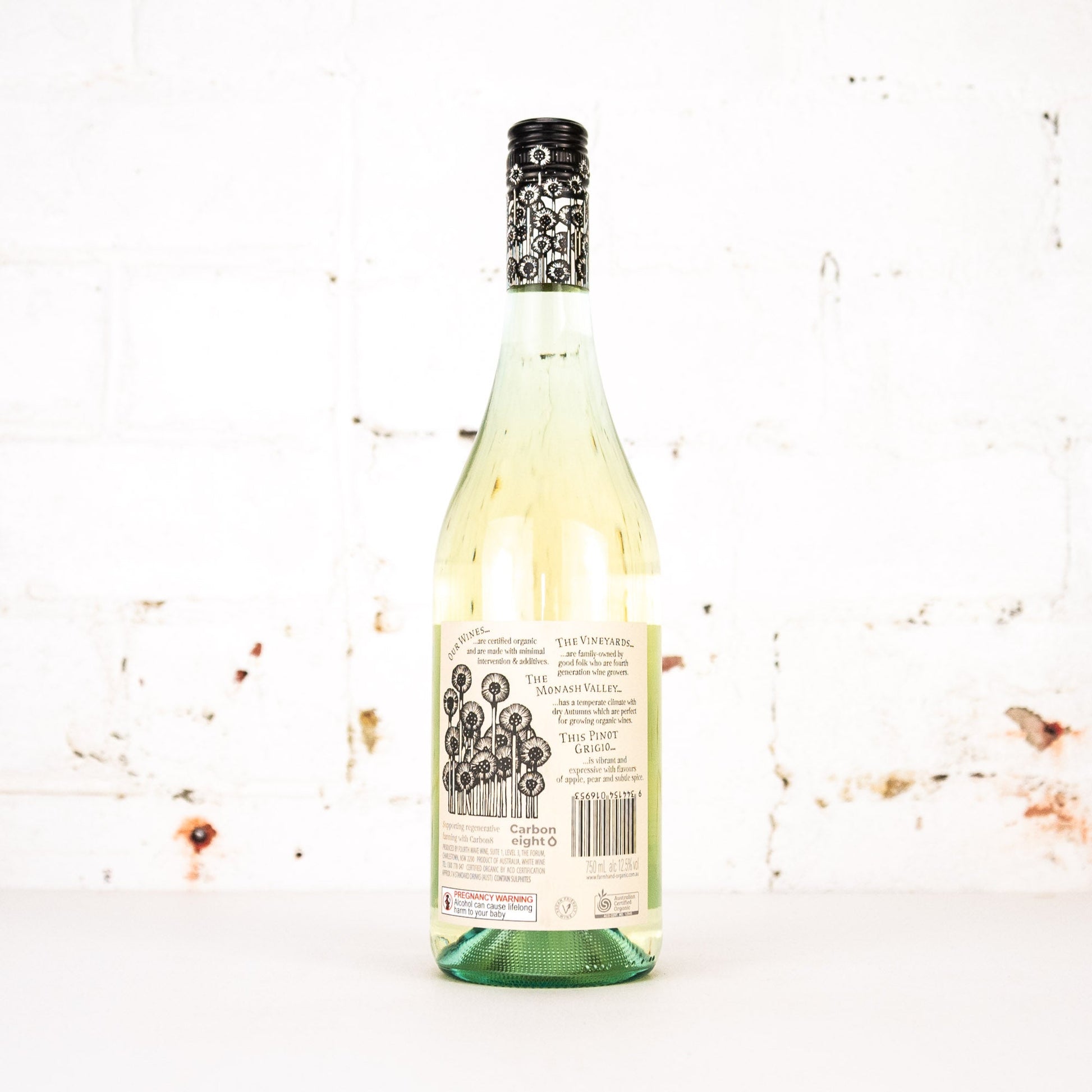 Farm Hand - Organic Pinot Grigio 750ml