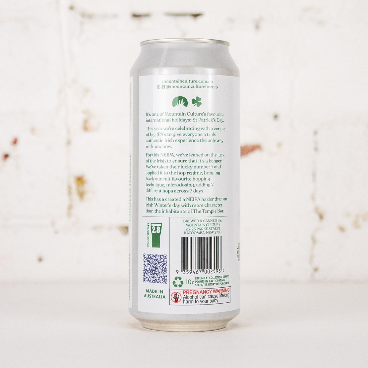 Mountain Culture - Authentic Irish Experience Microdosed NEIPA