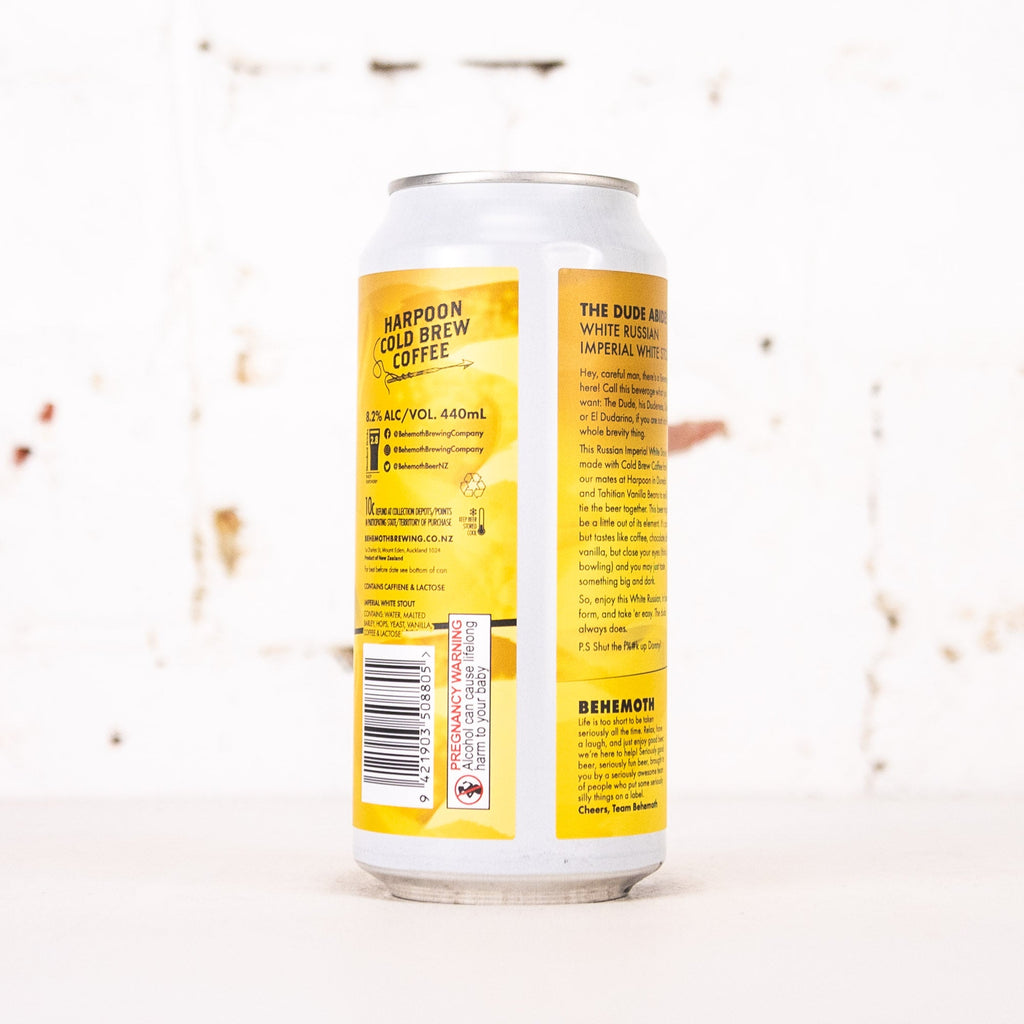 Behemoth - The Dude Abides White Russian Imperial White Stout