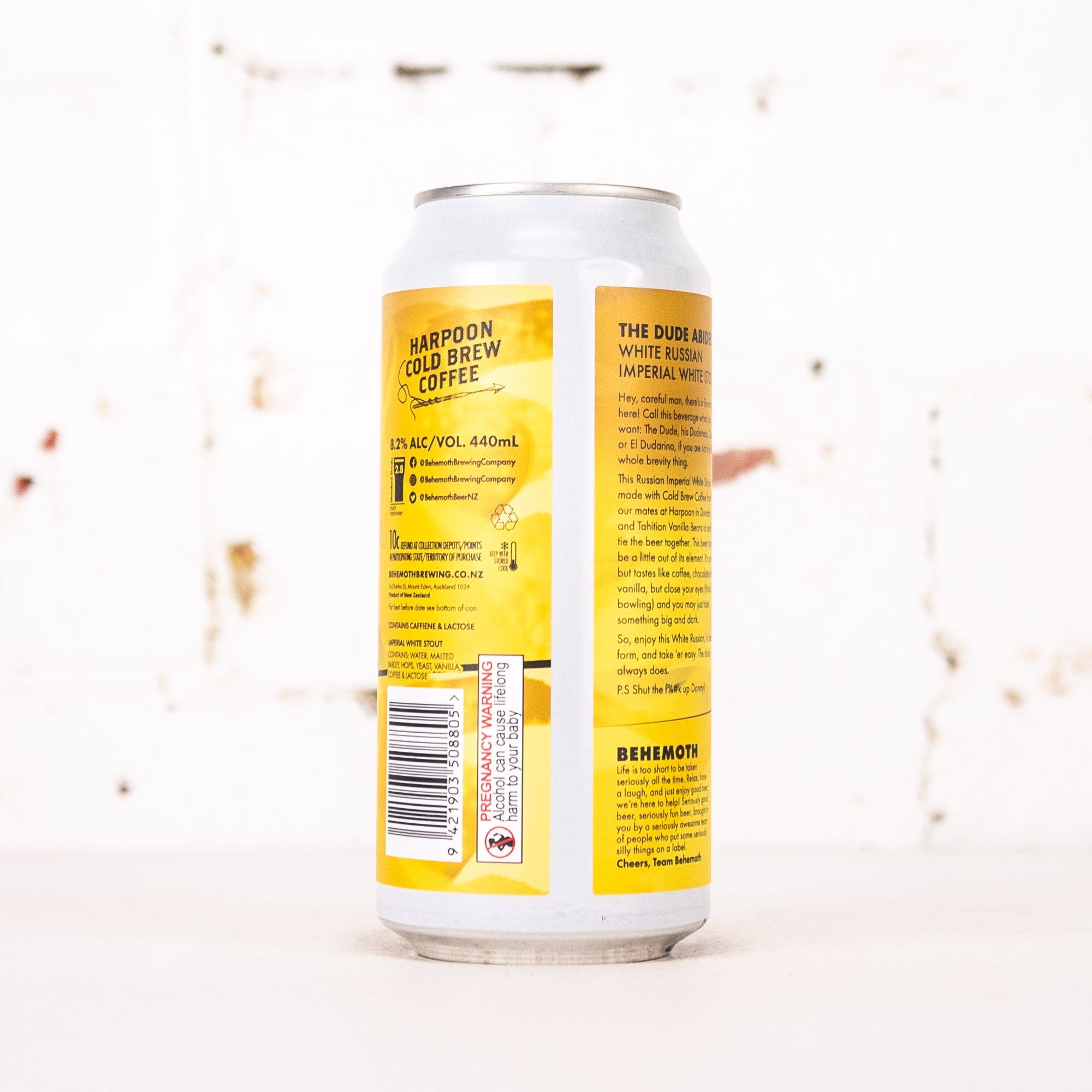 Behemoth - The Dude Abides White Russian Imperial White Stout