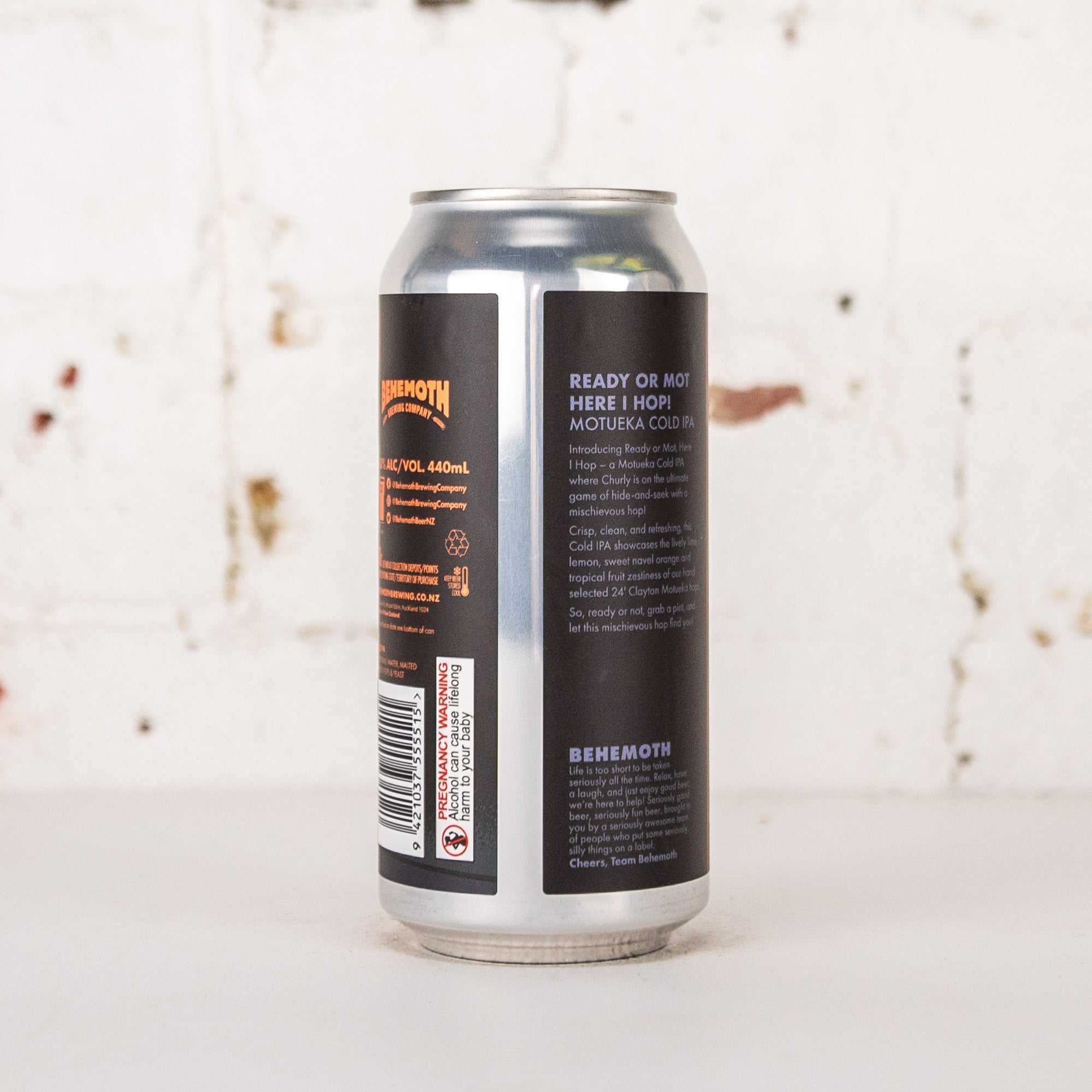 Behemoth - Ready or Mot, Here I Hop Motueka Cold IPA