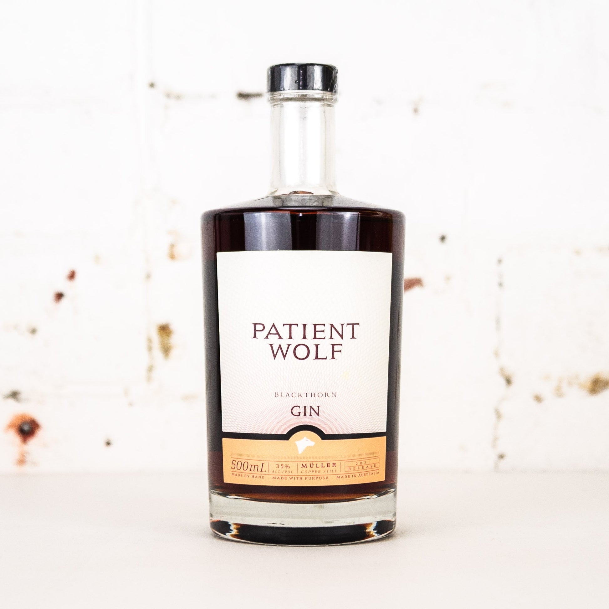 Patient Wolf - Blackthorn Gin 500ml