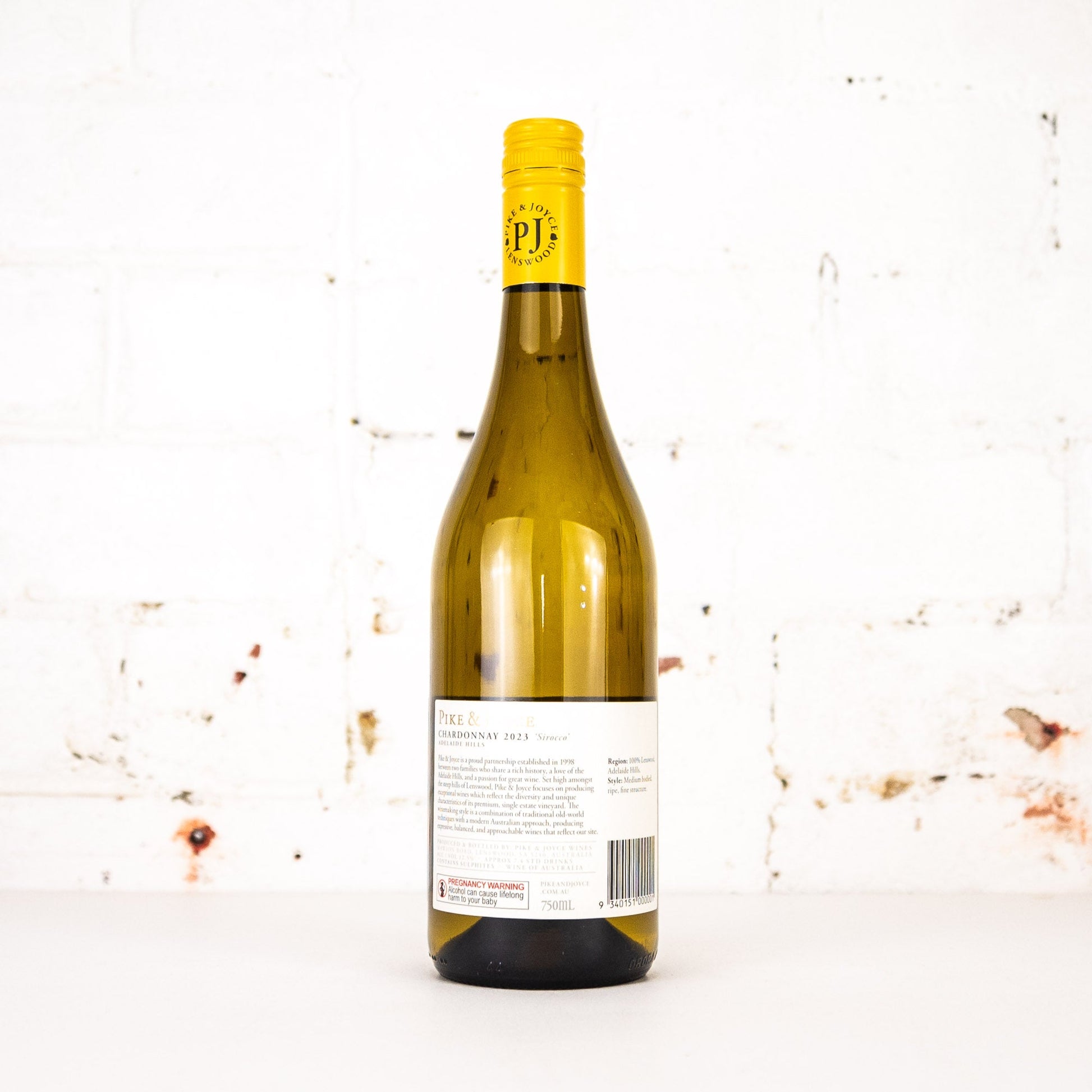 Pike & Joyce - Sirocco Chardonnay 750ml