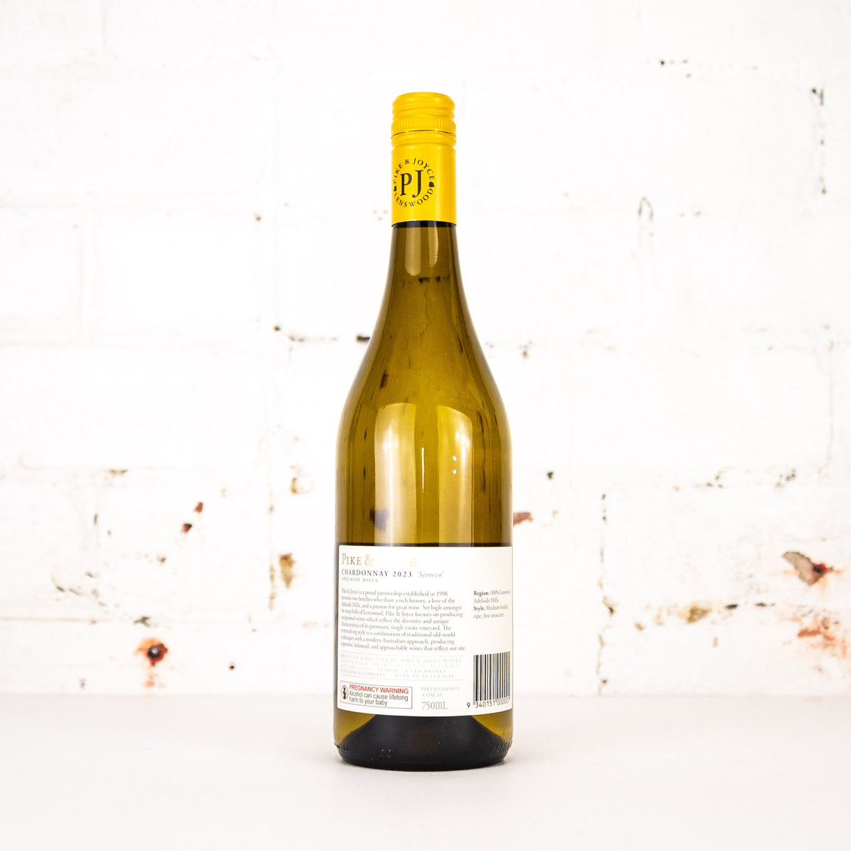 Pike & Joyce - Sirocco Chardonnay 750ml