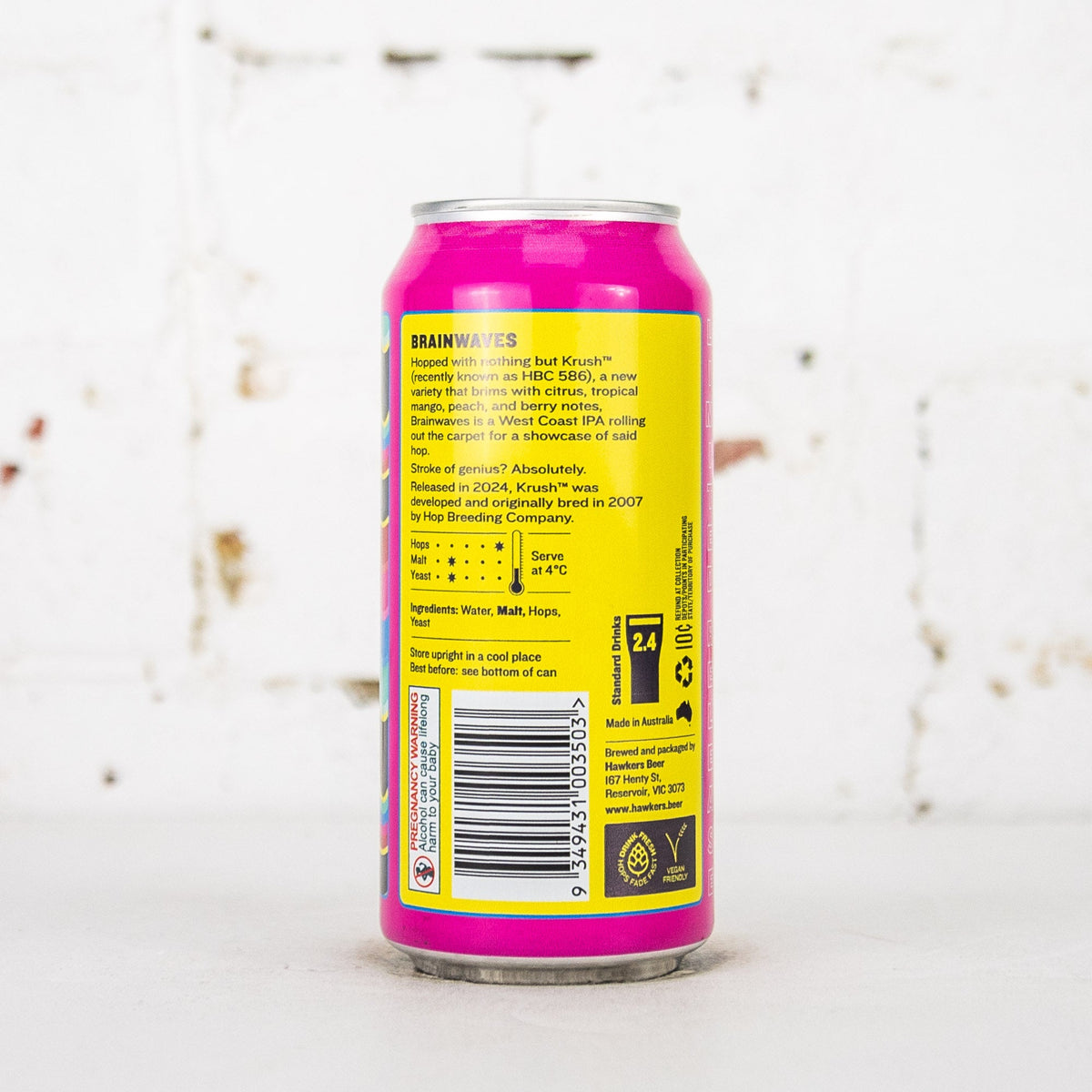 Hawkers - Brainwaves Krush Hopped West Coast IPA
