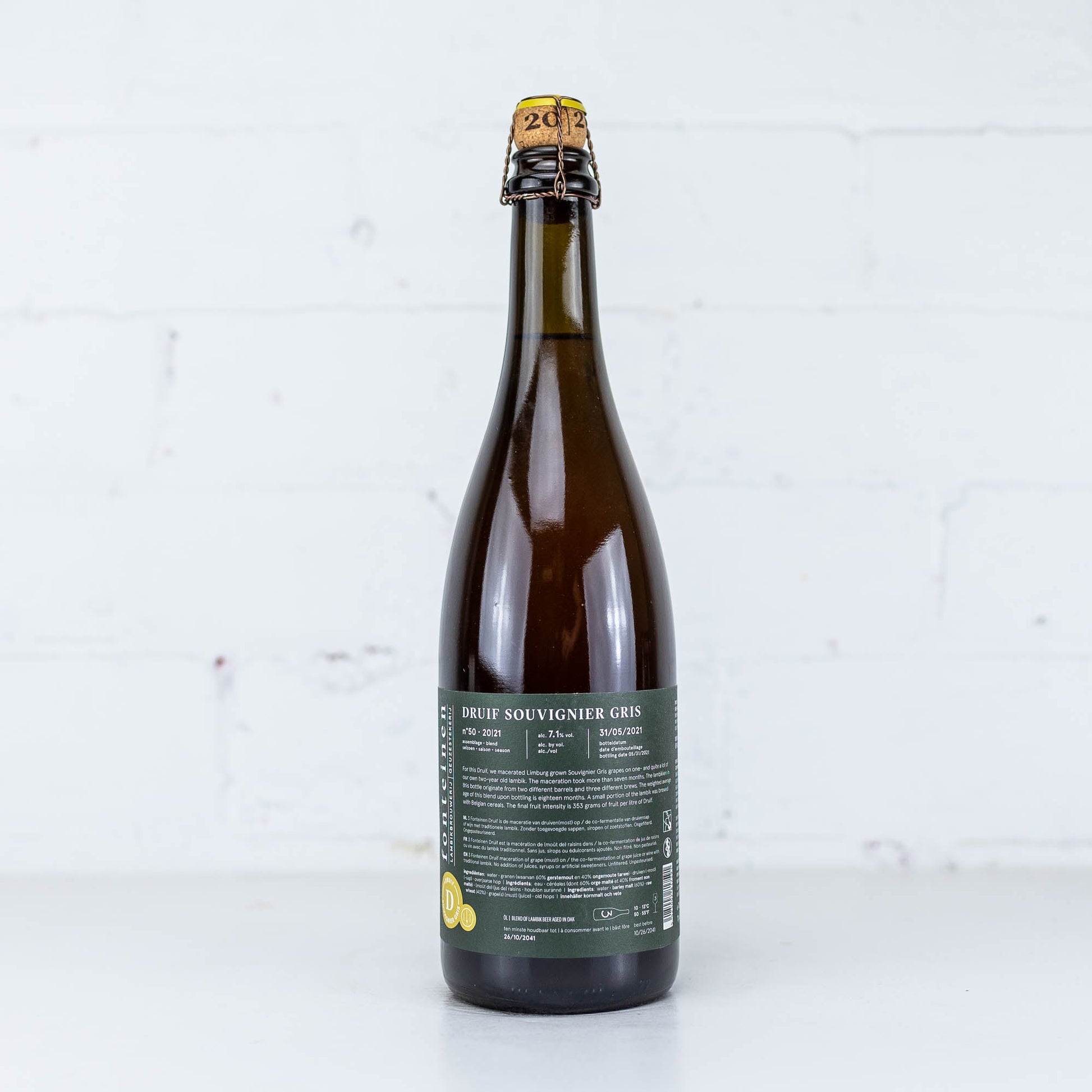 3 Fonteinen - Druif Souvignier Gris 20/21 No50 750ml