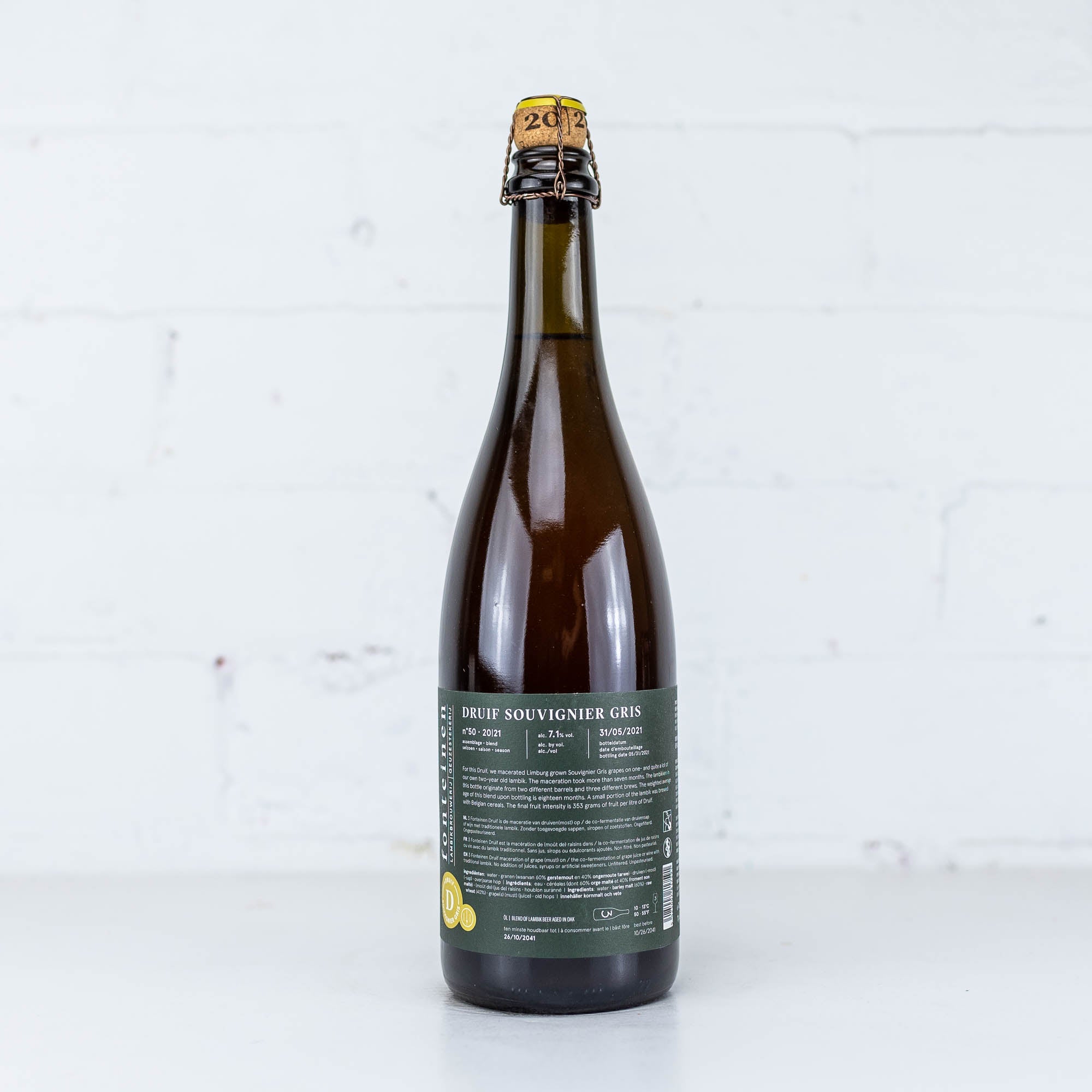 3 Fonteinen - Druif Souvignier Gris 20/21 No50 750ml