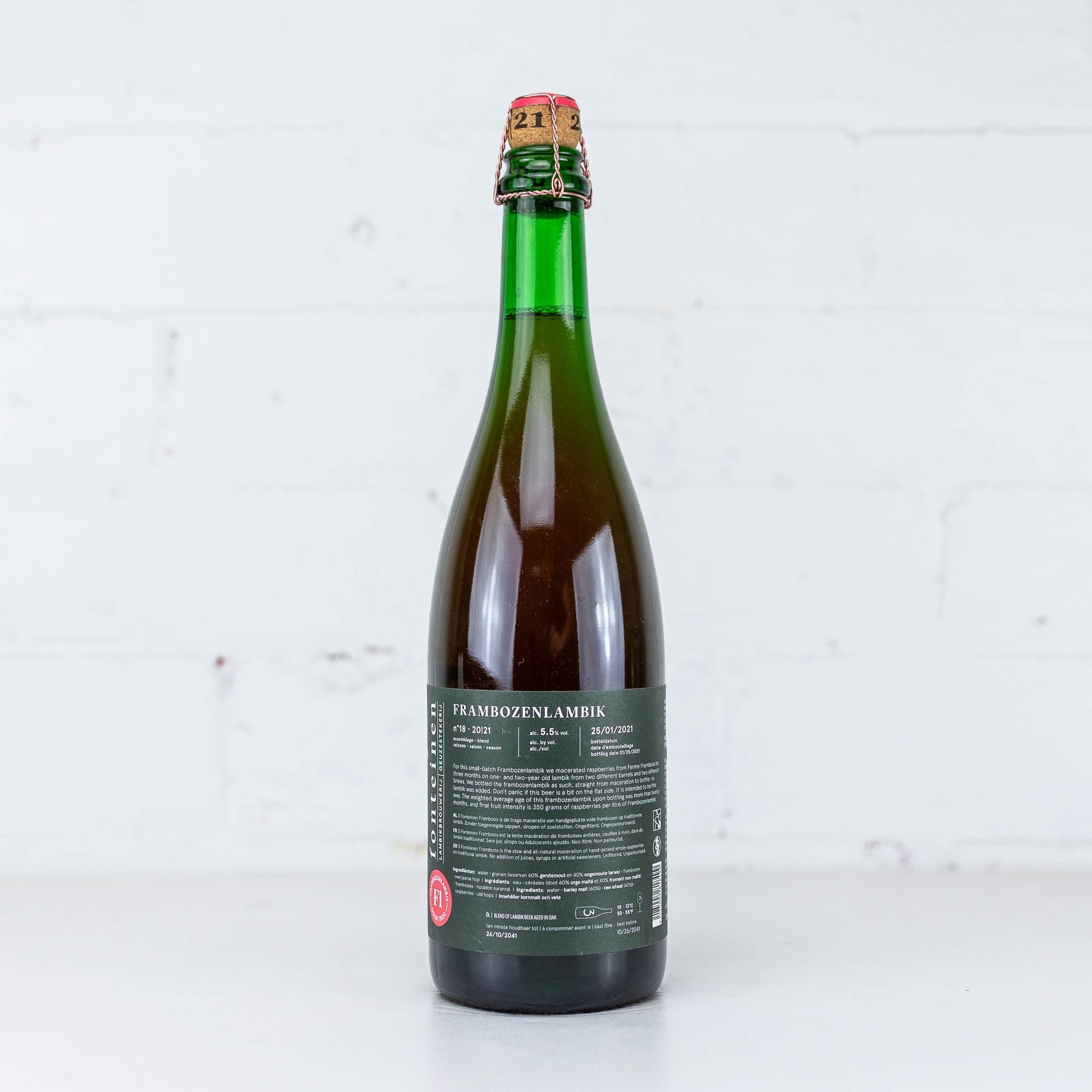 3 Fonteinen - Frambozenlambik 20/21 No18 750ml