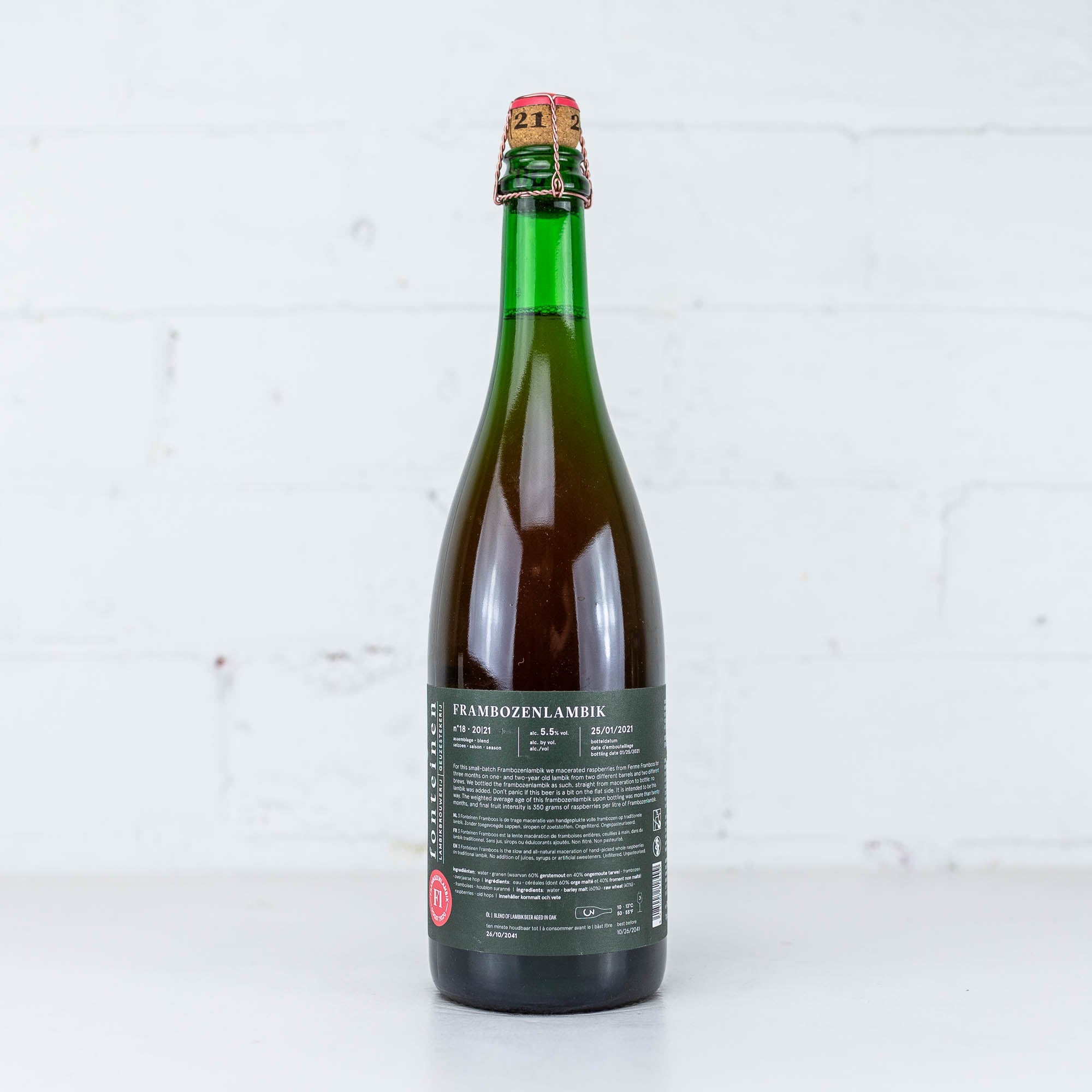3 Fonteinen - Frambozenlambik 20/21 No18 750ml