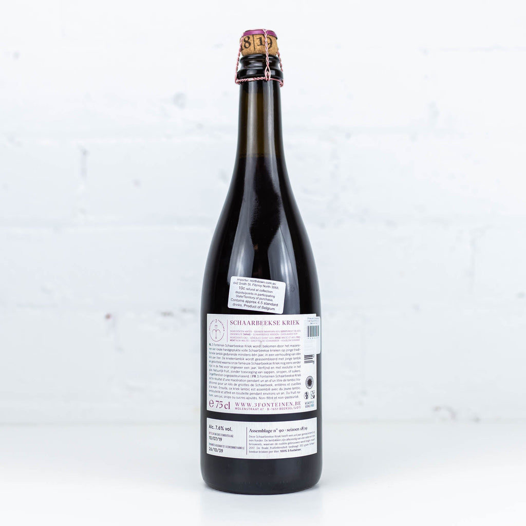 3 Fonteinen - Schaarbeekse Kriek Oogst 18/19 No90 750ml