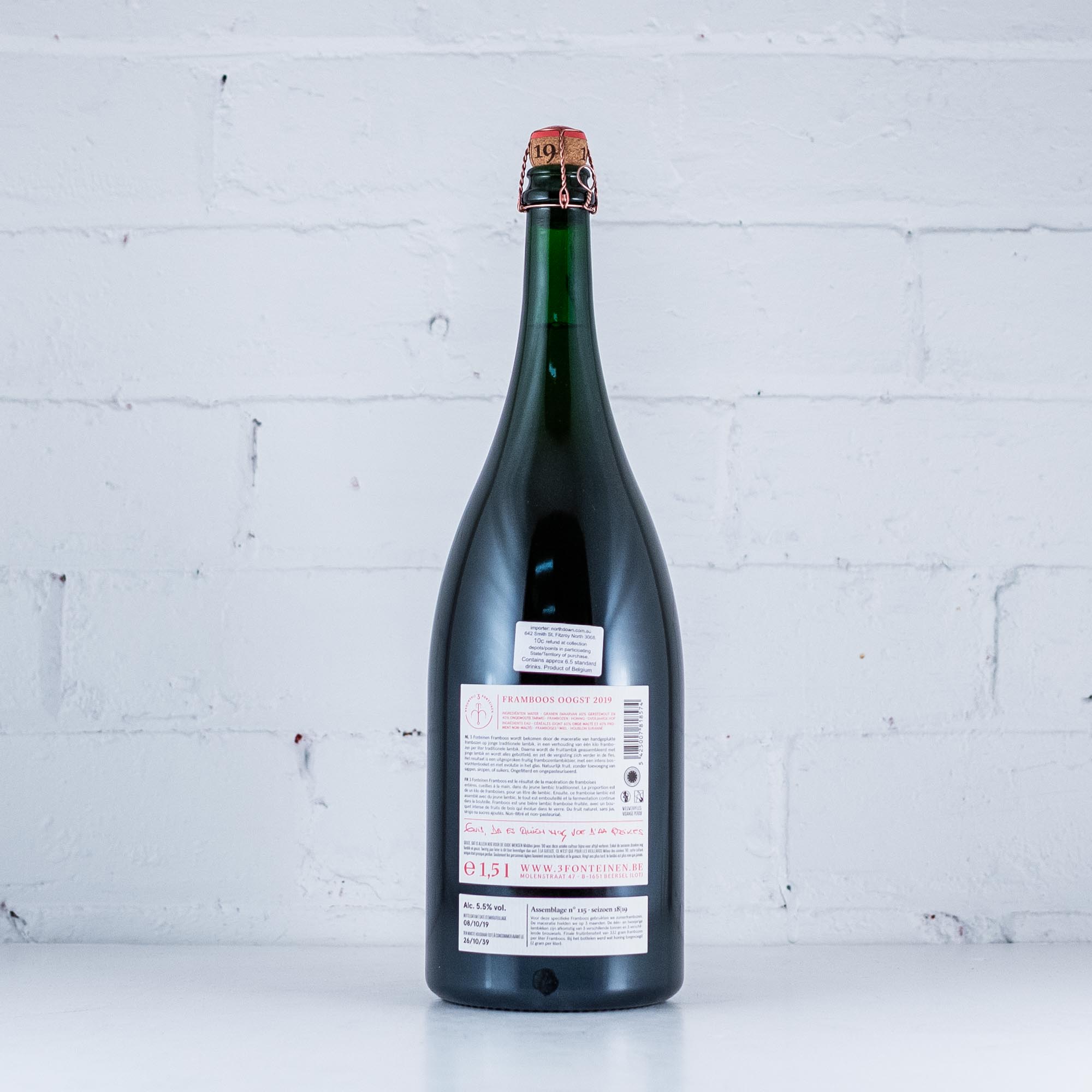 3 Fonteinen - Framboos Oogst 18/19 No115 1.5L
