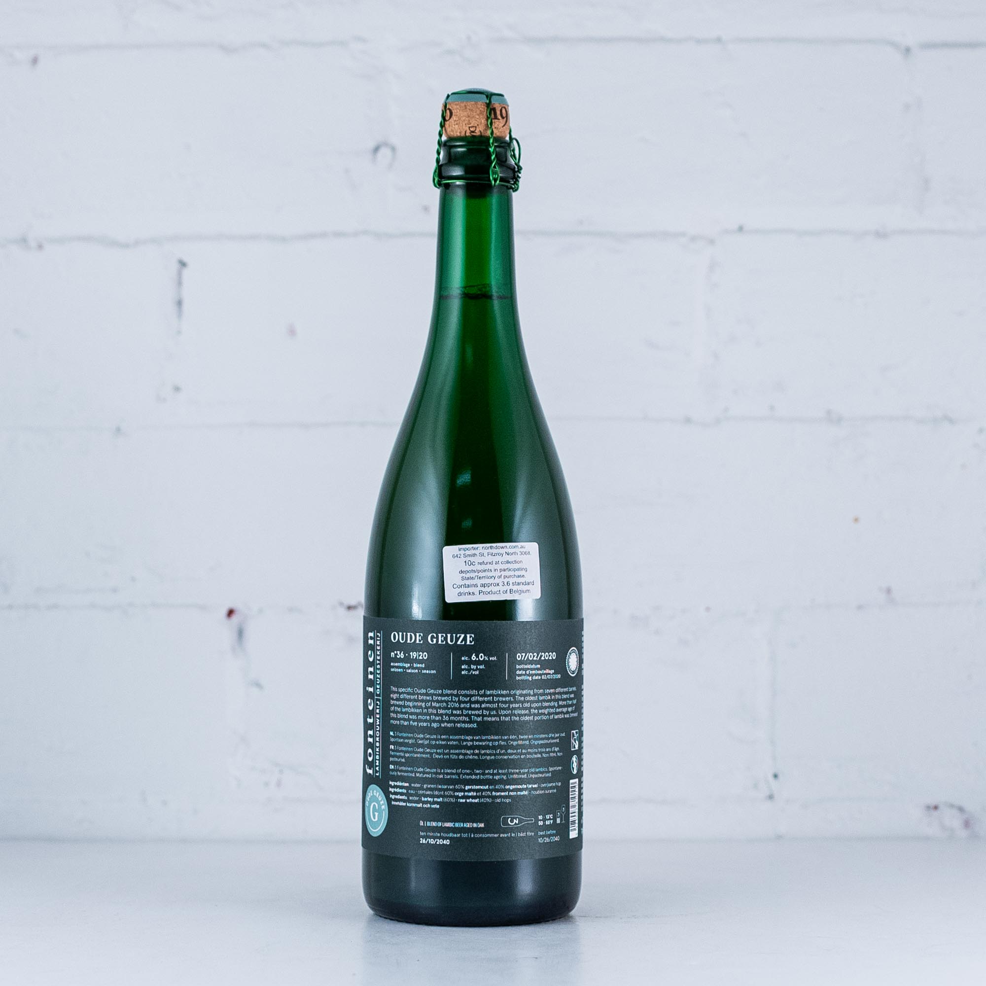 3 Fonteinen - Oude Gueuze 19/20 No36 750ml
