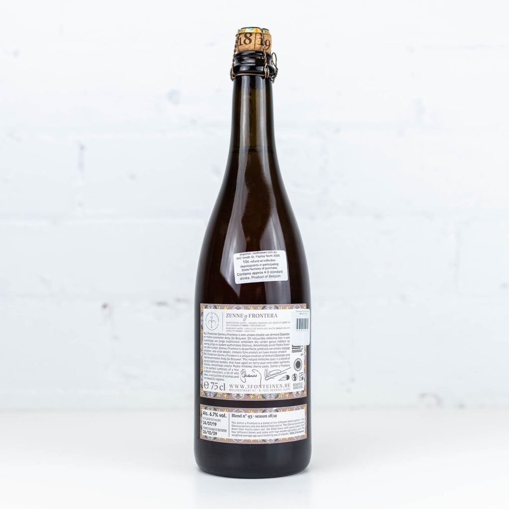 3 Fonteinen - Zenne Y Frontera 18/19 No93 750ml