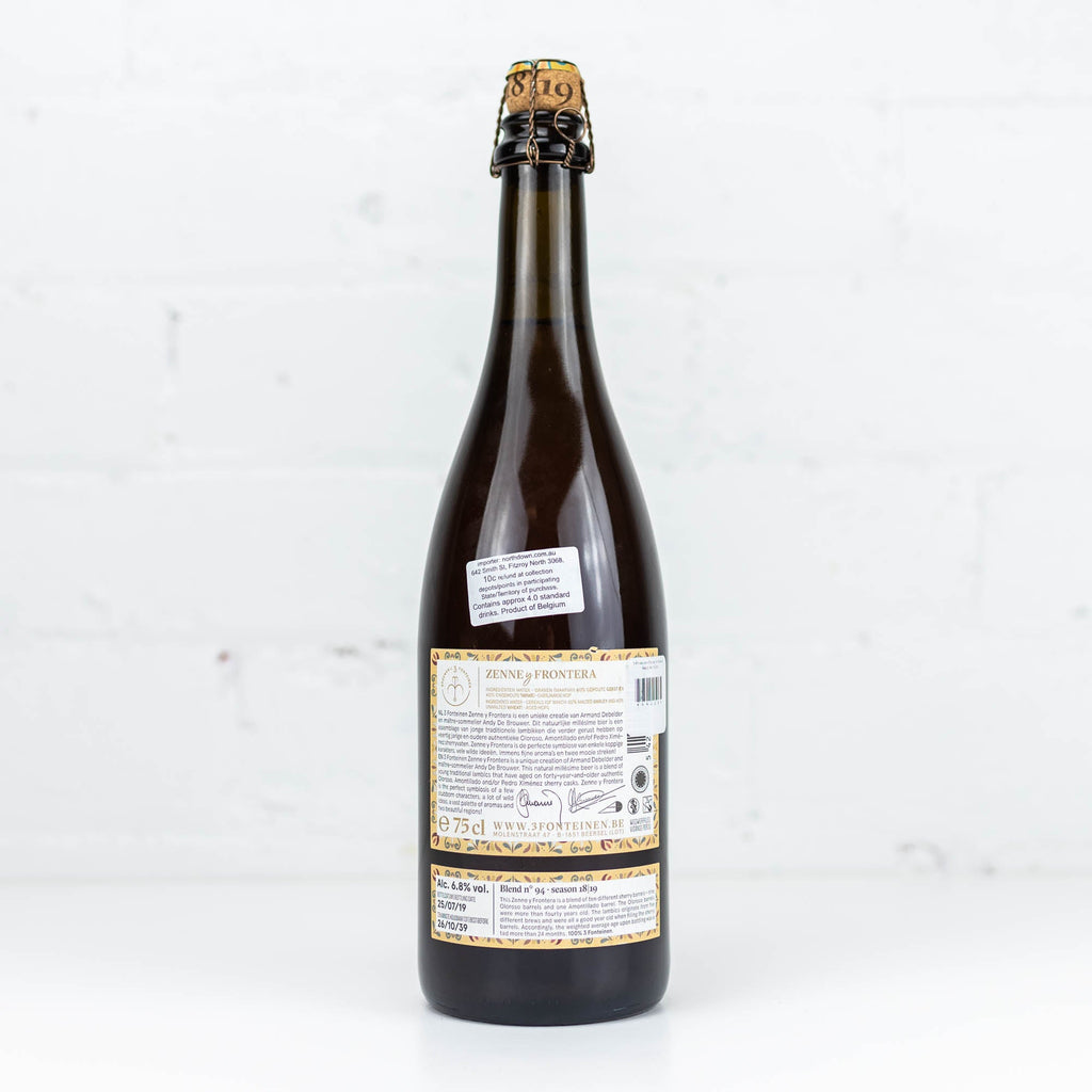 3 Fonteinen - Zenne Y Frontera 18/19 No94 750ml