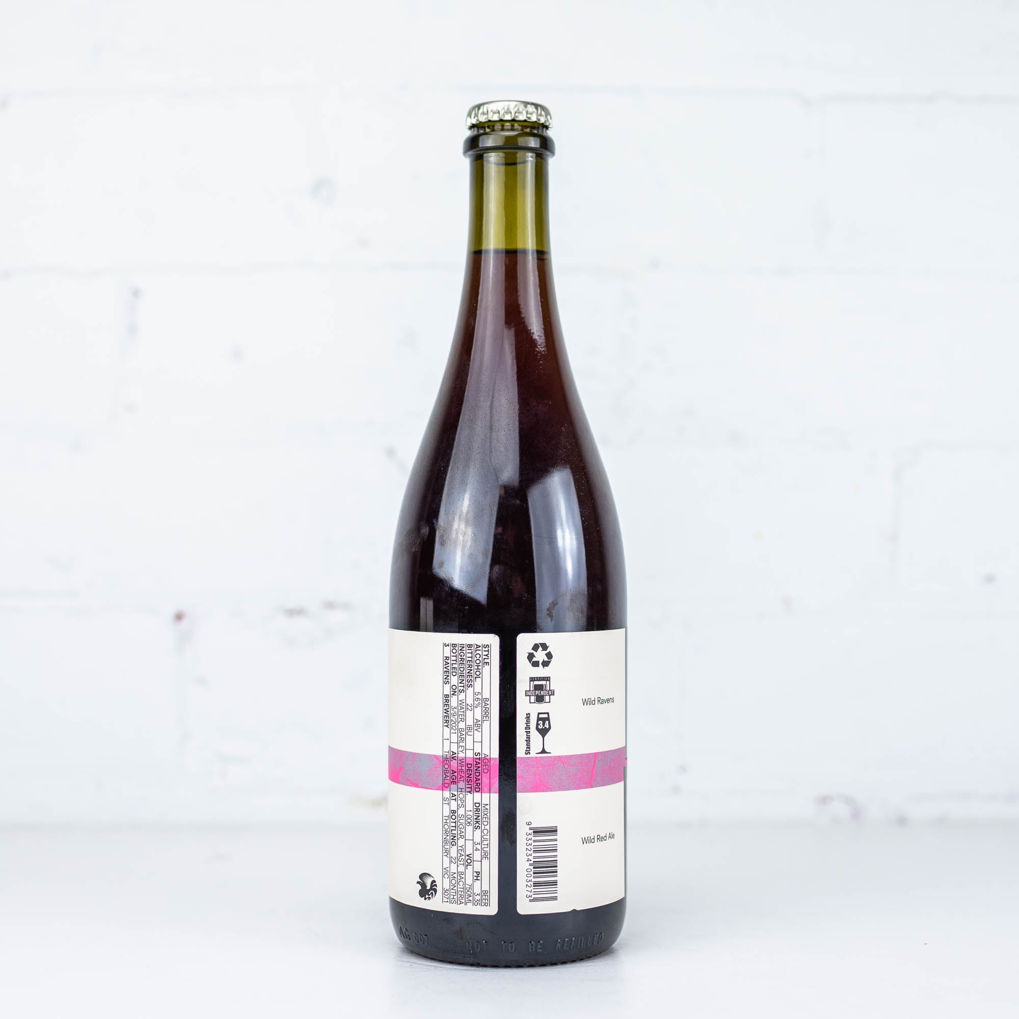3 Ravens - Wild Red Ale 750ml