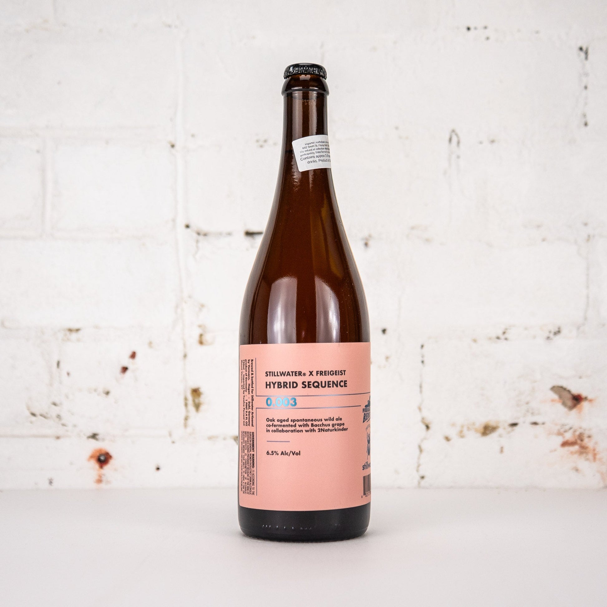 Stillwater x Freigeist 'Hybrid Sequence 0.003' BA Grape Wild Ale 750ml
