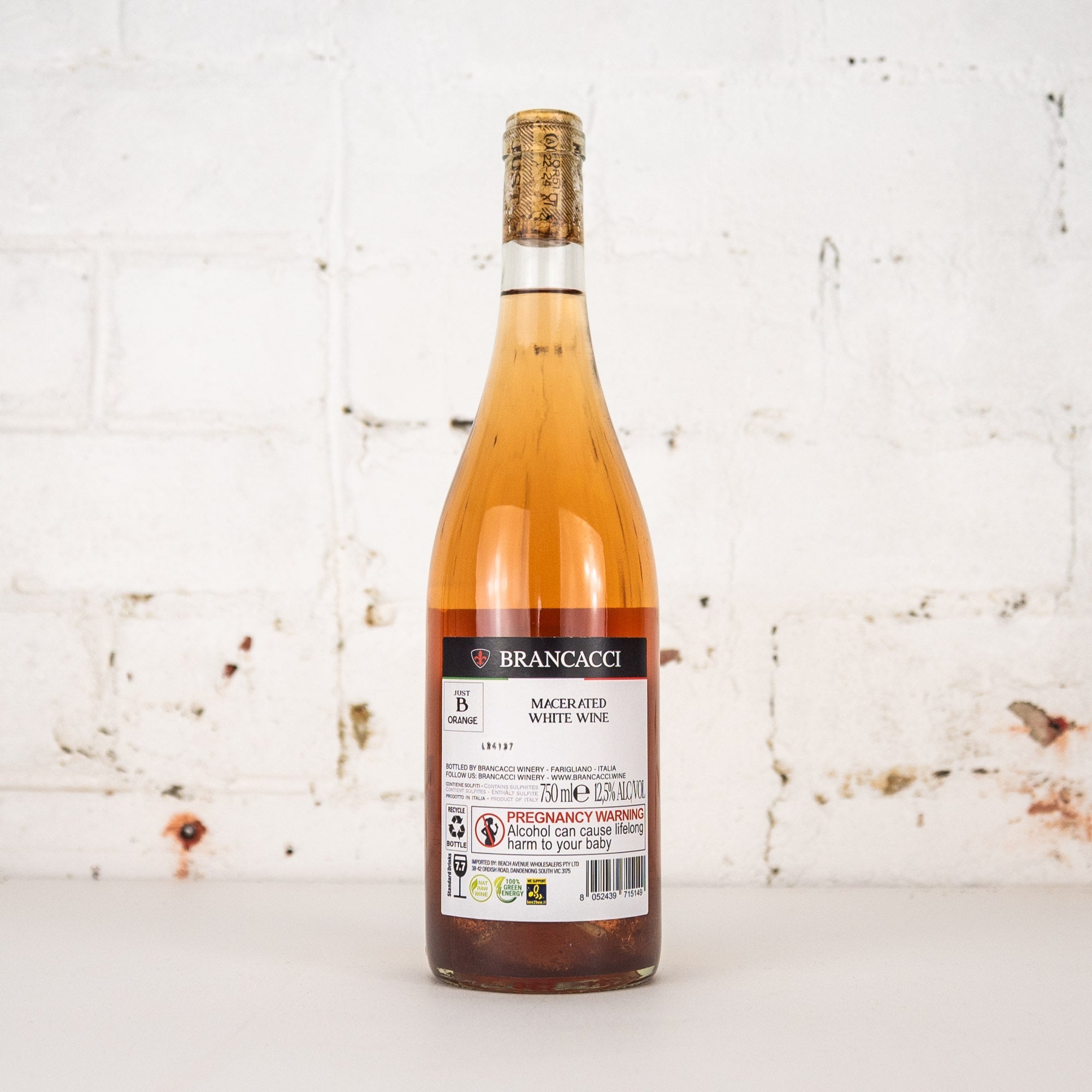 Brancacci - Just B Pop Orange 750ml