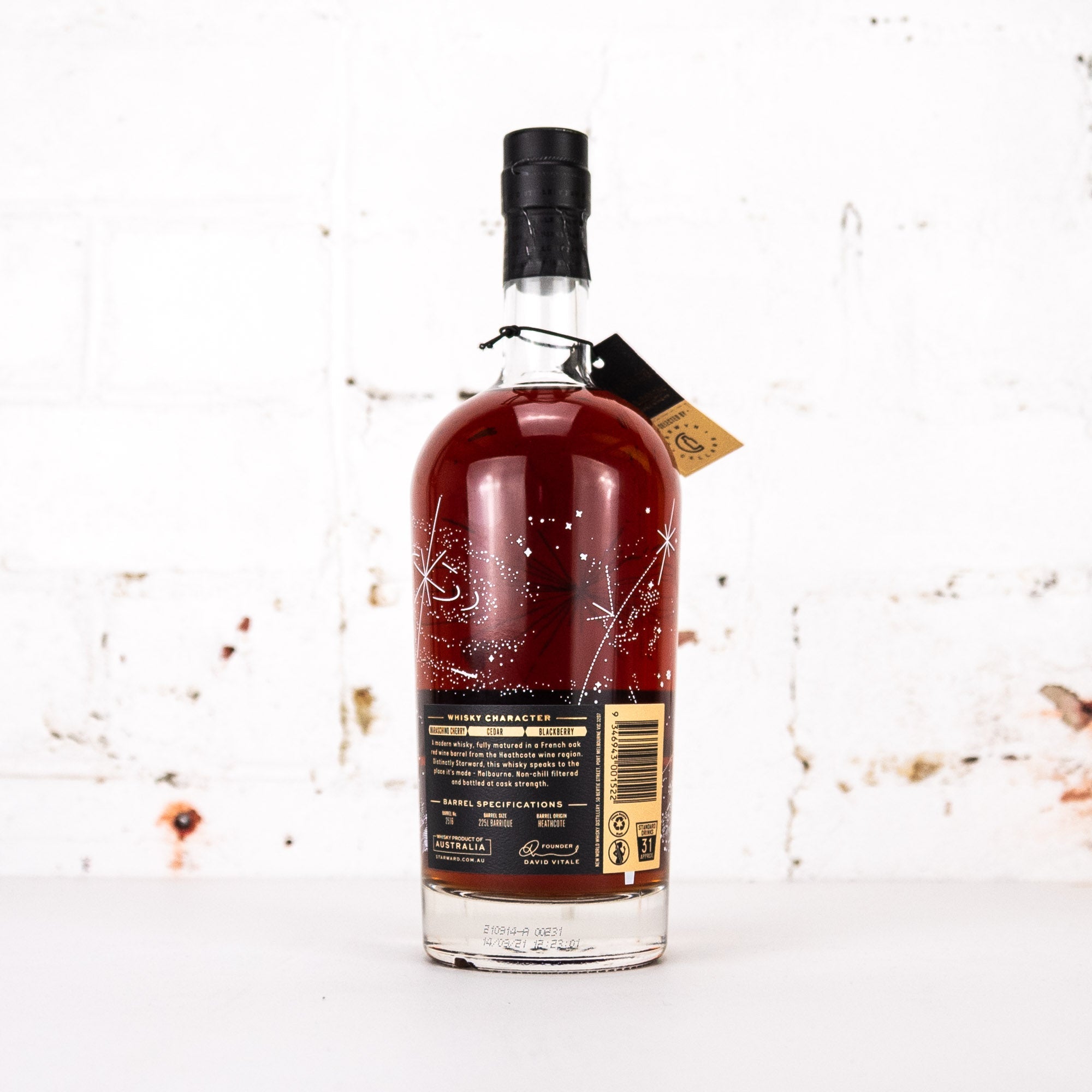 Starward x Carwyn Cellars 'Single Barrel #2516' 700ml
