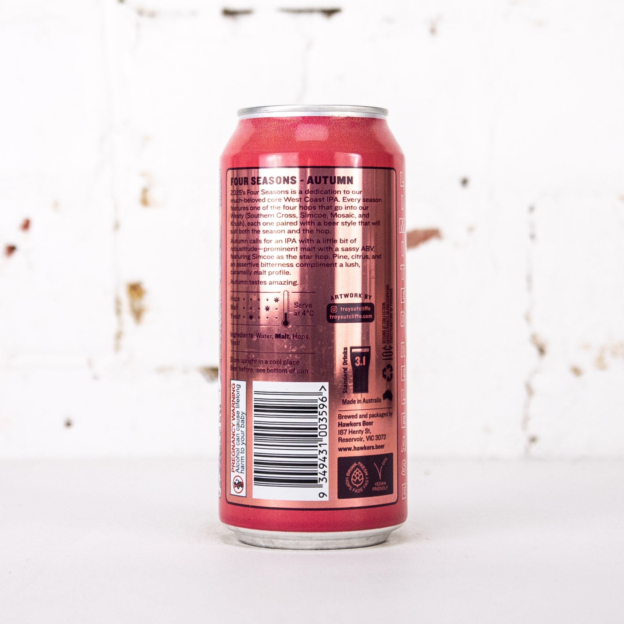 Hawkers - Four Seasons: Autumn 2025 Double Red IPA