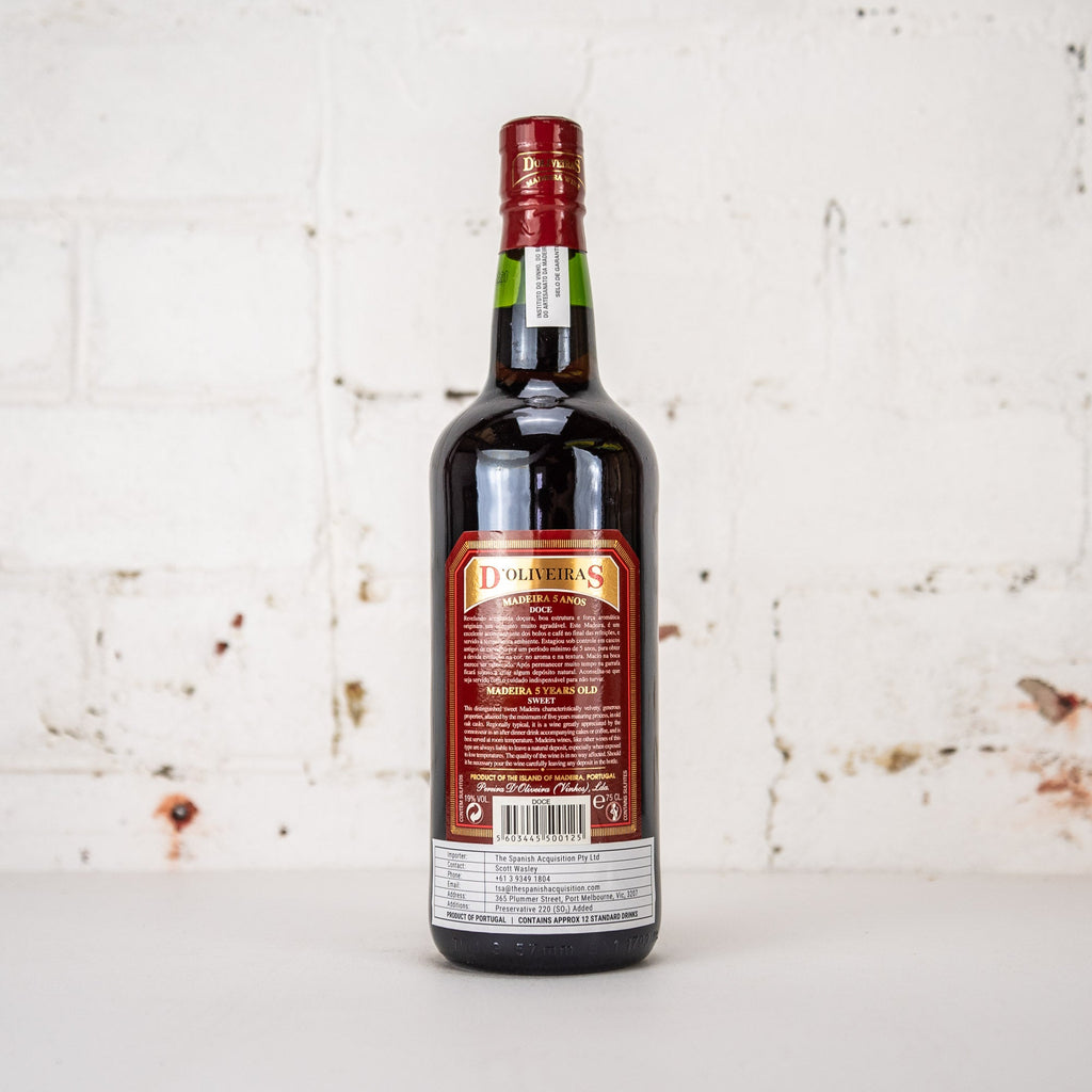 D'Oliveiras - Madeira 5 Years Old Sweet 750ml