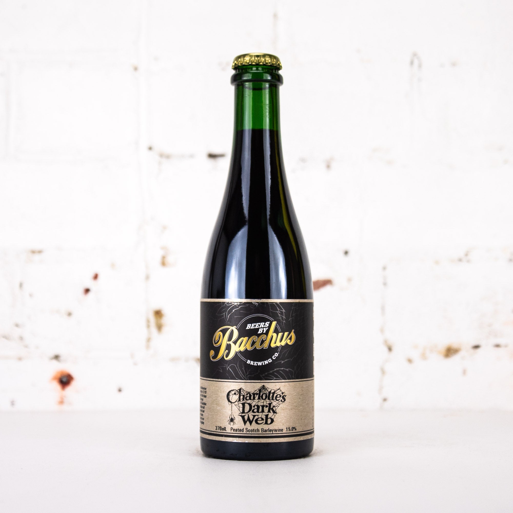 Bacchus x Carwyn Cellars 'Charlotte's Dark Web' Peated Scotch Barleywine 370ml (Bottle)