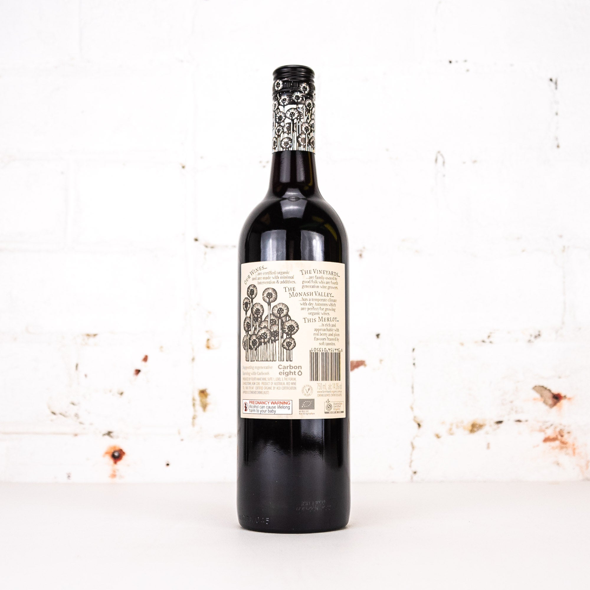 Farm Hand - Organic Merlot 750ml