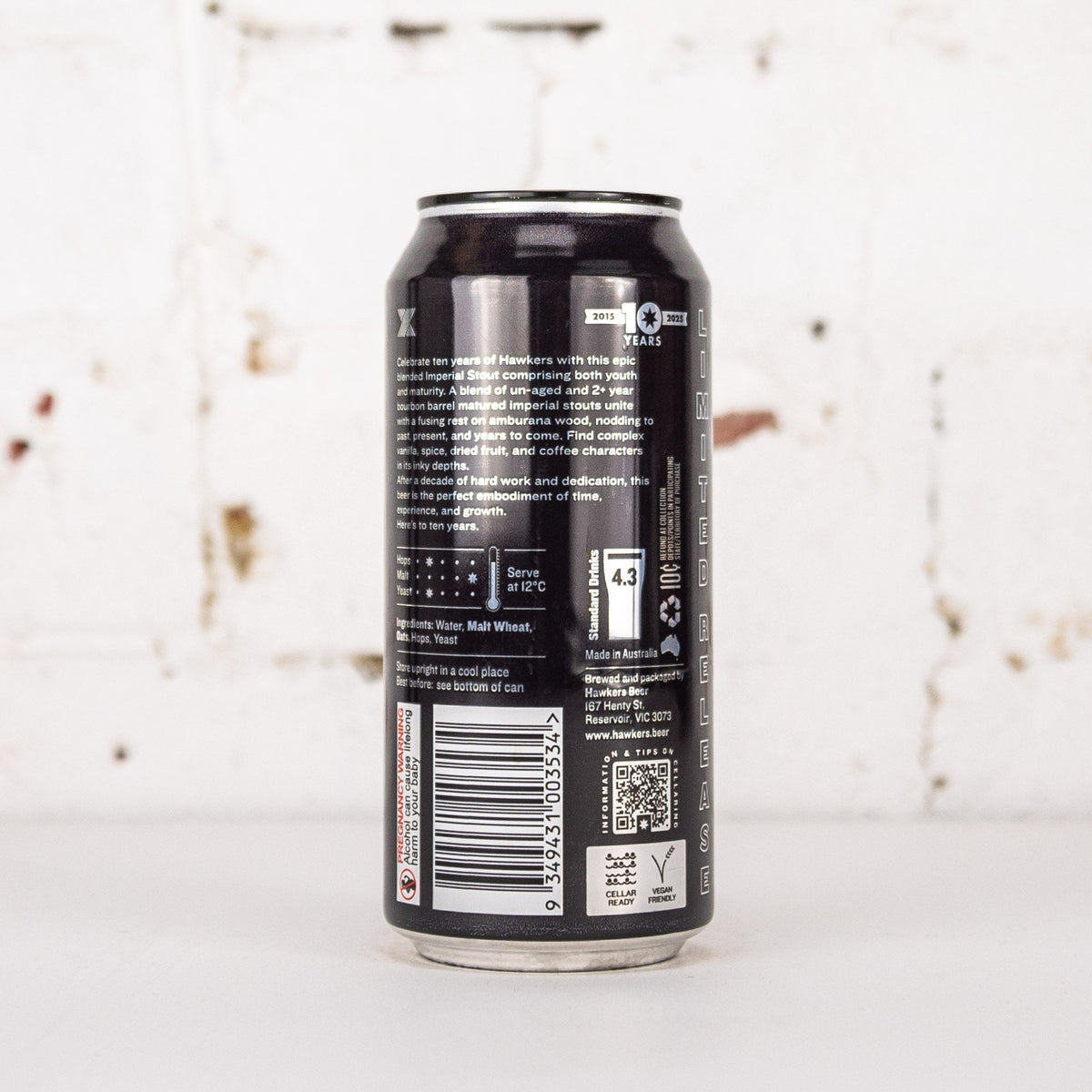 Hawkers - X Double Barrel Aged Imperial Stout