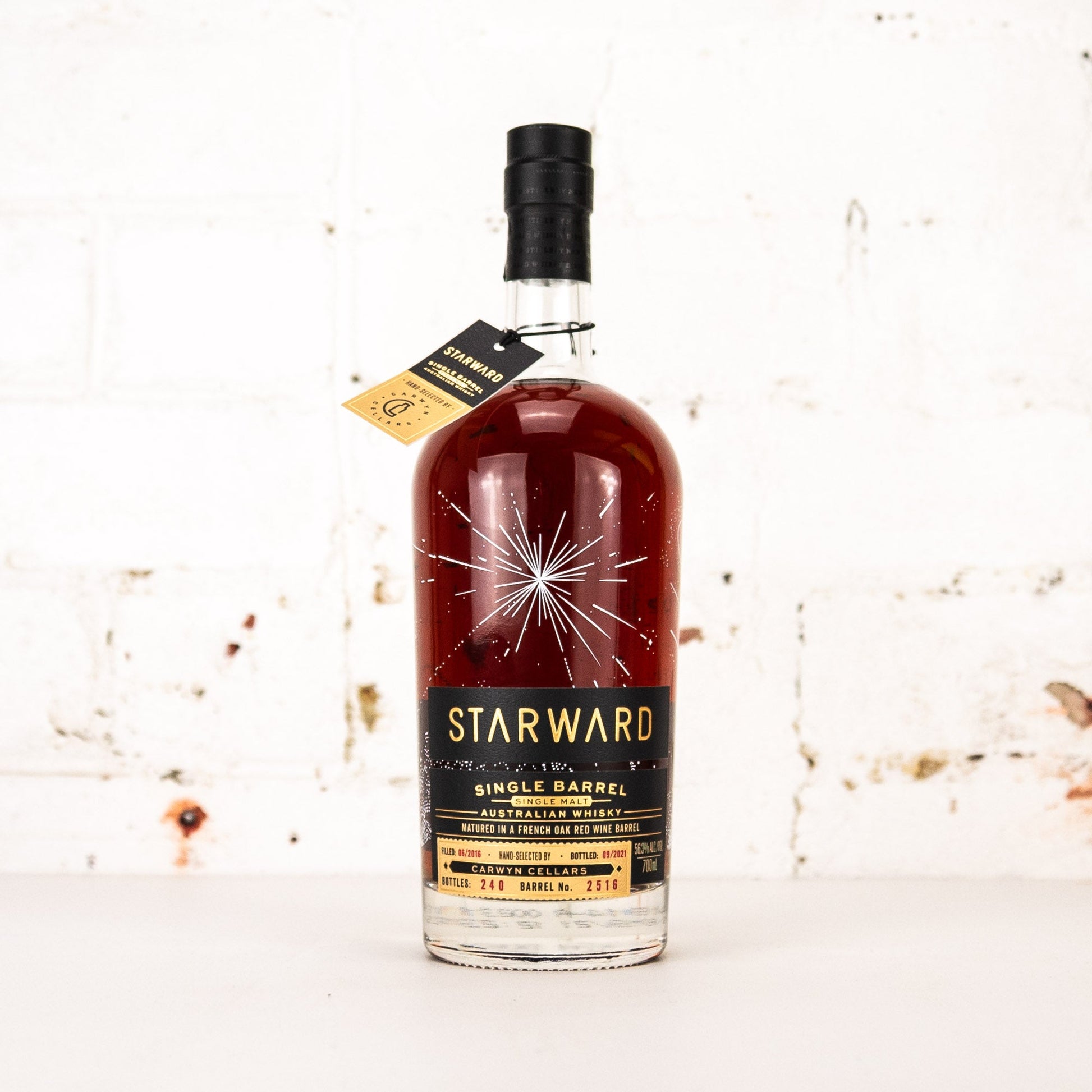Starward x Carwyn Cellars 'Single Barrel #2516' 700ml
