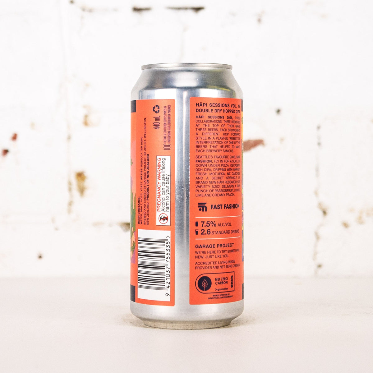 Garage Project x Fast Fashion 'Hapi Sessions Vol 18: Down Under Pizza' DDH DIPA