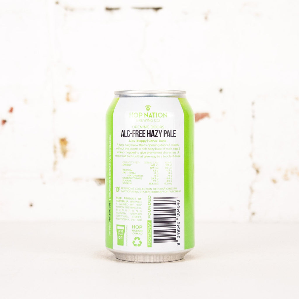 Hop Nation - Opening Doors Non Alc Hazy Pale